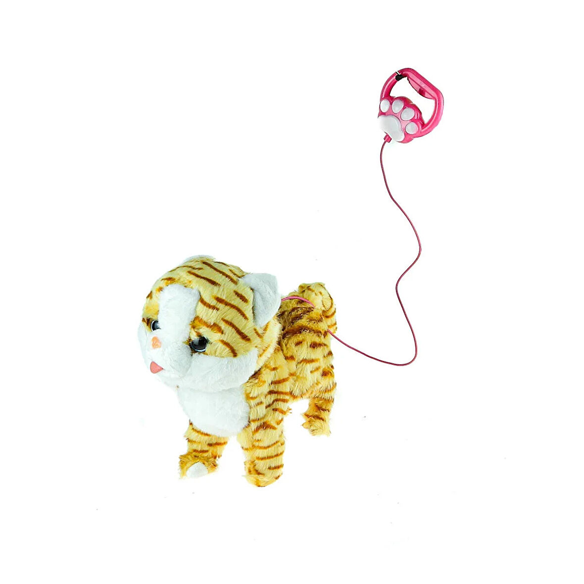 Oyuncak Pelüş Kedi Tasmalı Kumandalı Sesli Hareketli 30 Cm