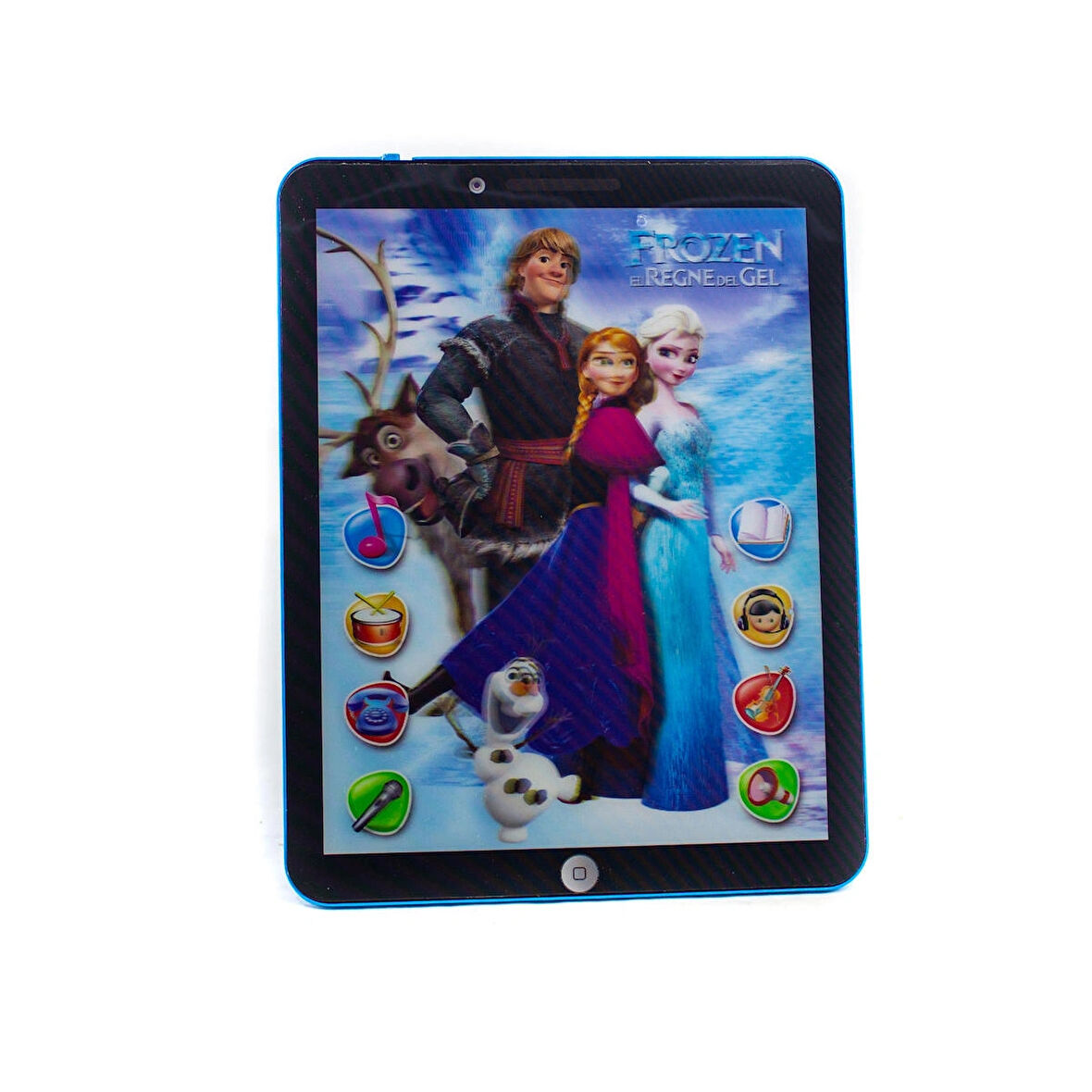 Oyuncak Tablet Frozen 3d İngilizce Büyük Tablet Mavi Egitici