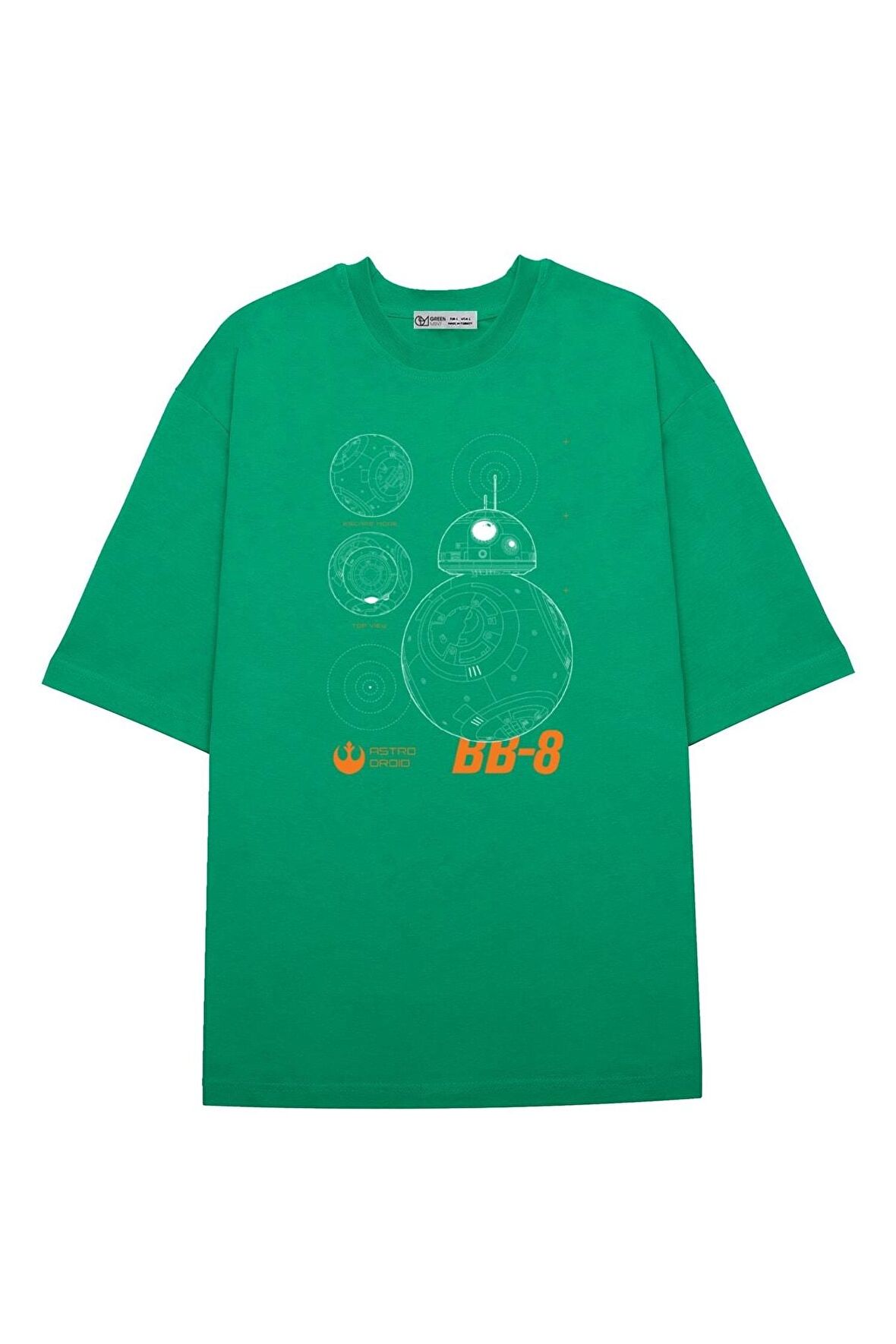 Unisex Oversize T-shirt Astro Droid Bb-8