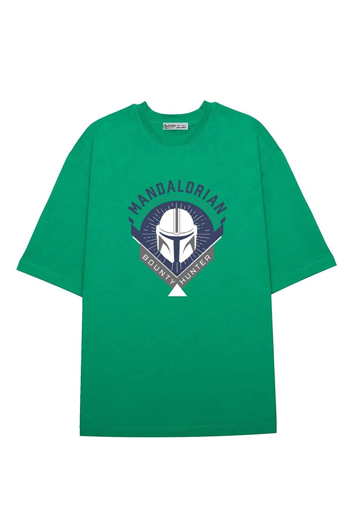 Unisex Oversize T-shirt Bounty Hunter Helmet