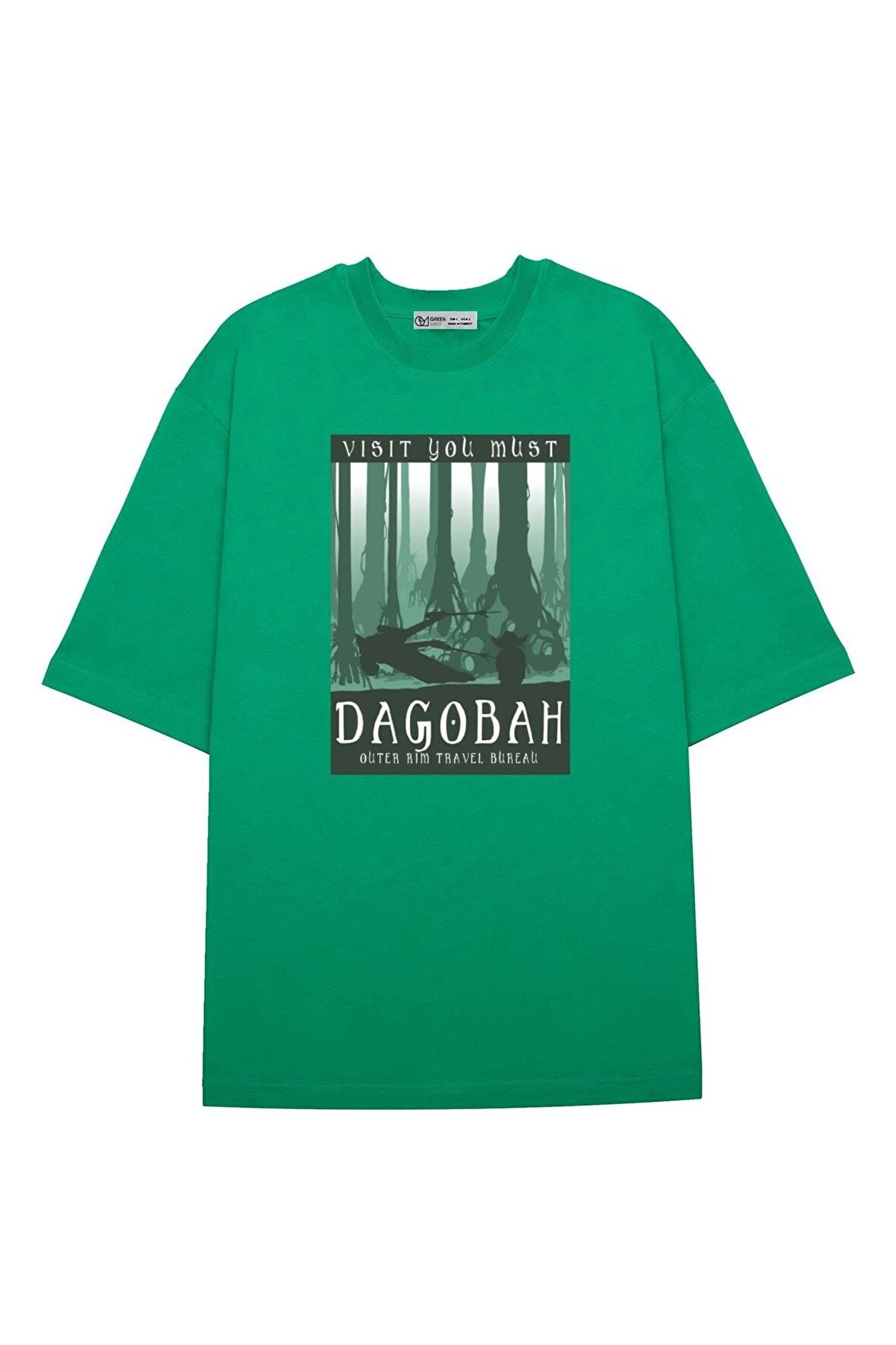 Unisex Oversize T-shirt Dagobah Travel
