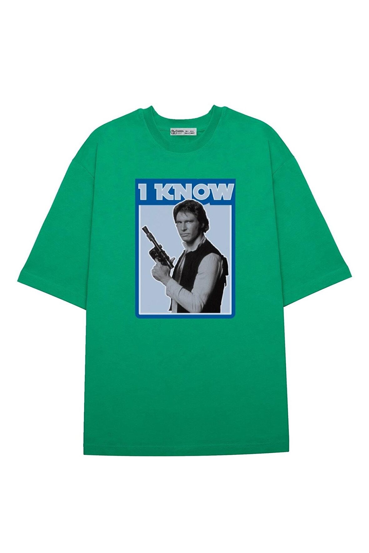 Unisex Oversize T-shirt Han Solo Retro I Know