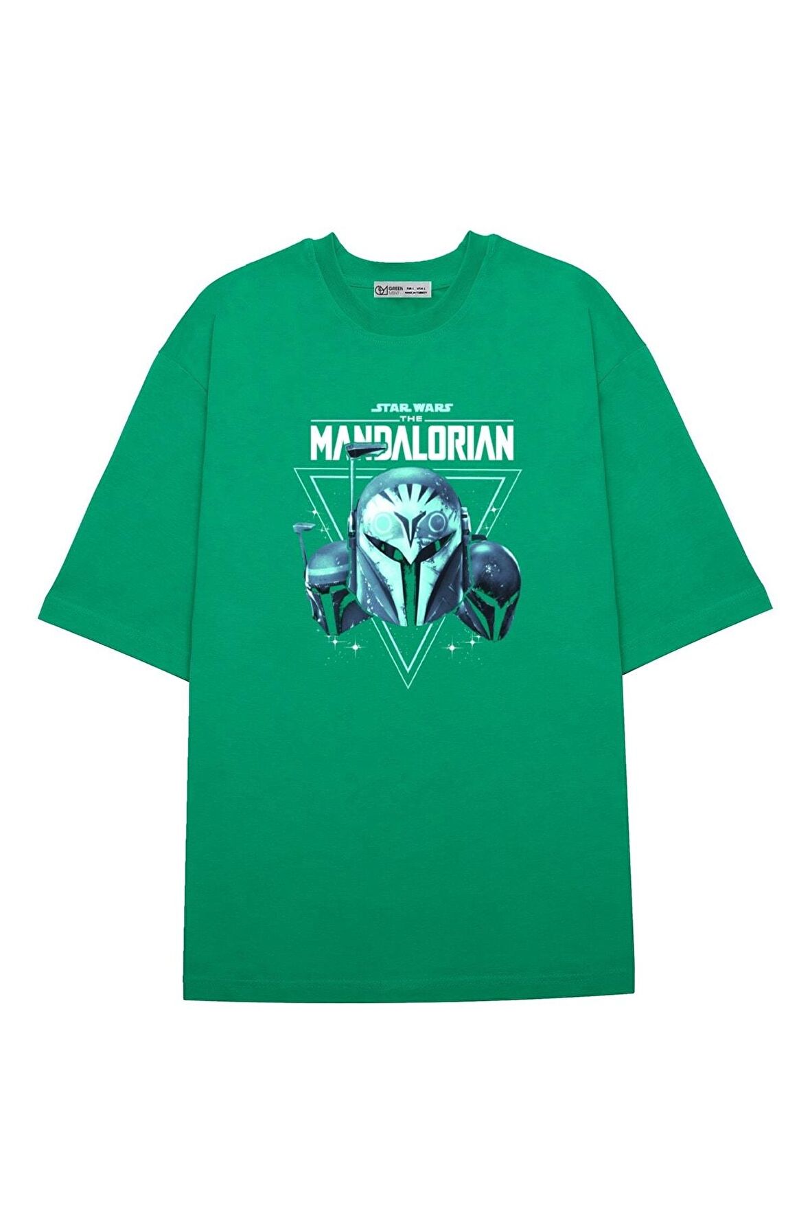 Unisex Oversize T-shirt Star Wars Mandalorian Bo-katan Nite Owl Helmets
