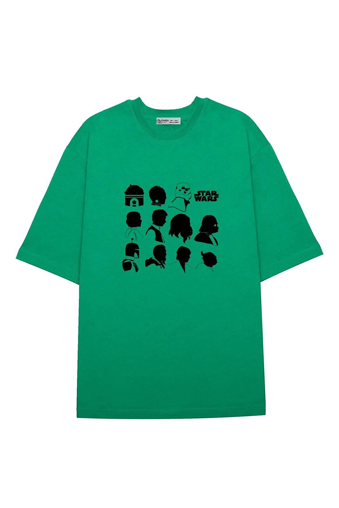 Unisex Oversize T-shirt Star Wars Silhouettes