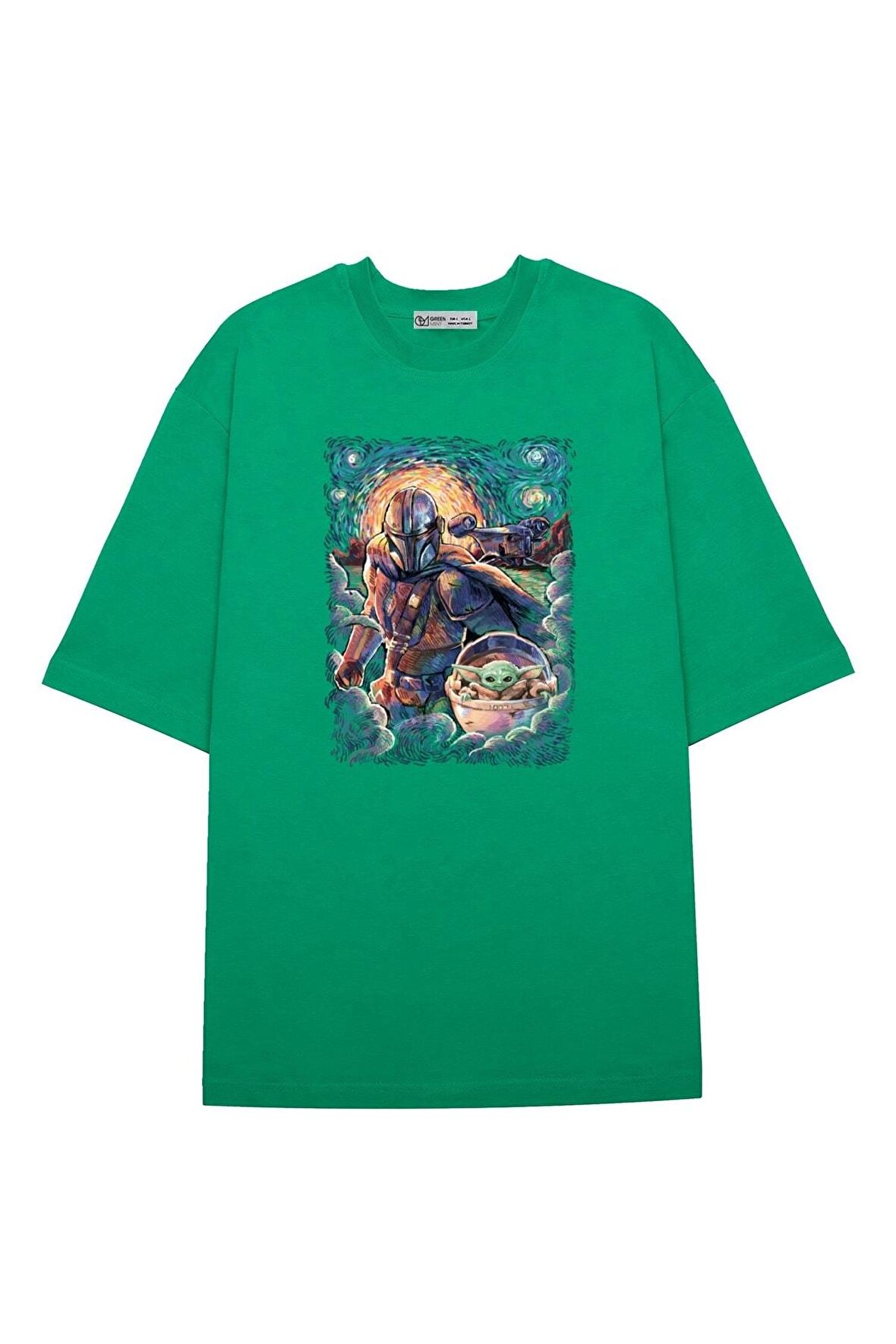 Unisex Oversize T-shirt Star Wars Starry Night Portrait