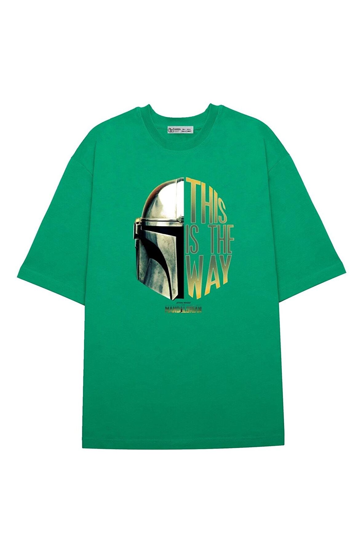 Unisex Oversize T-shirt The Mandalorian This Is The Way Helmet