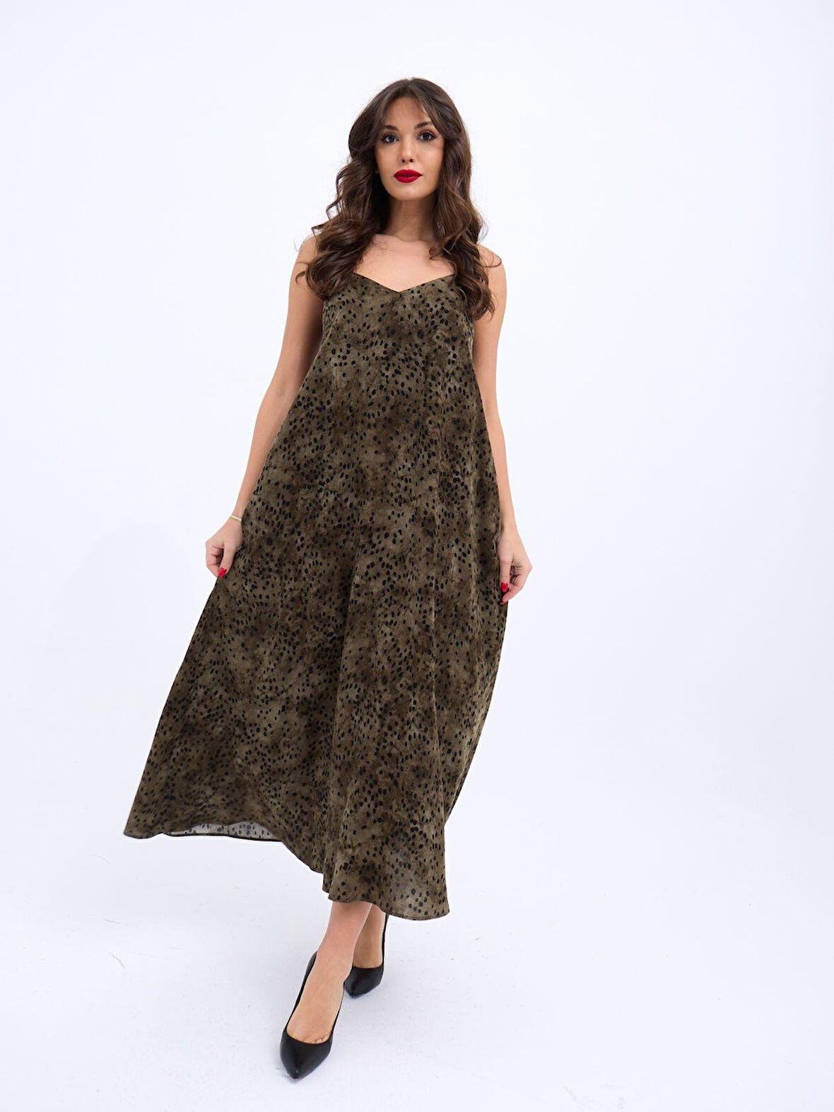 6250 ELBİSE-SİYAH HAKİ