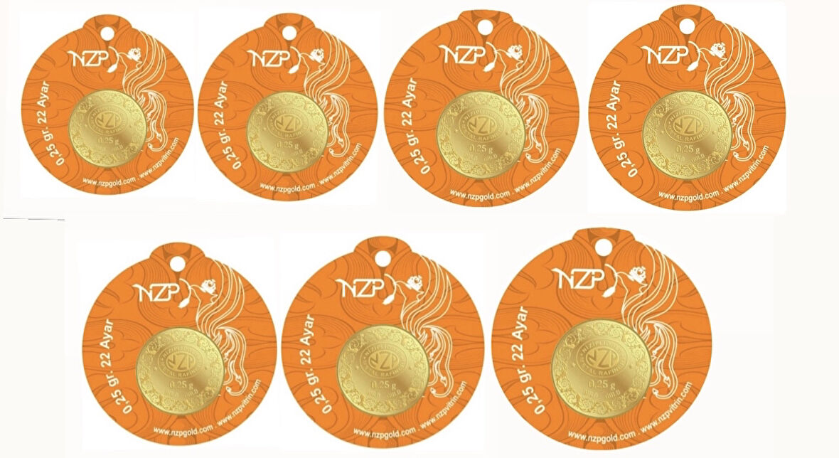 0.25 Gram Altın - 7 Adet