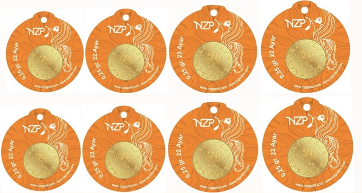 0.25 Gram Altın - 8 Adet