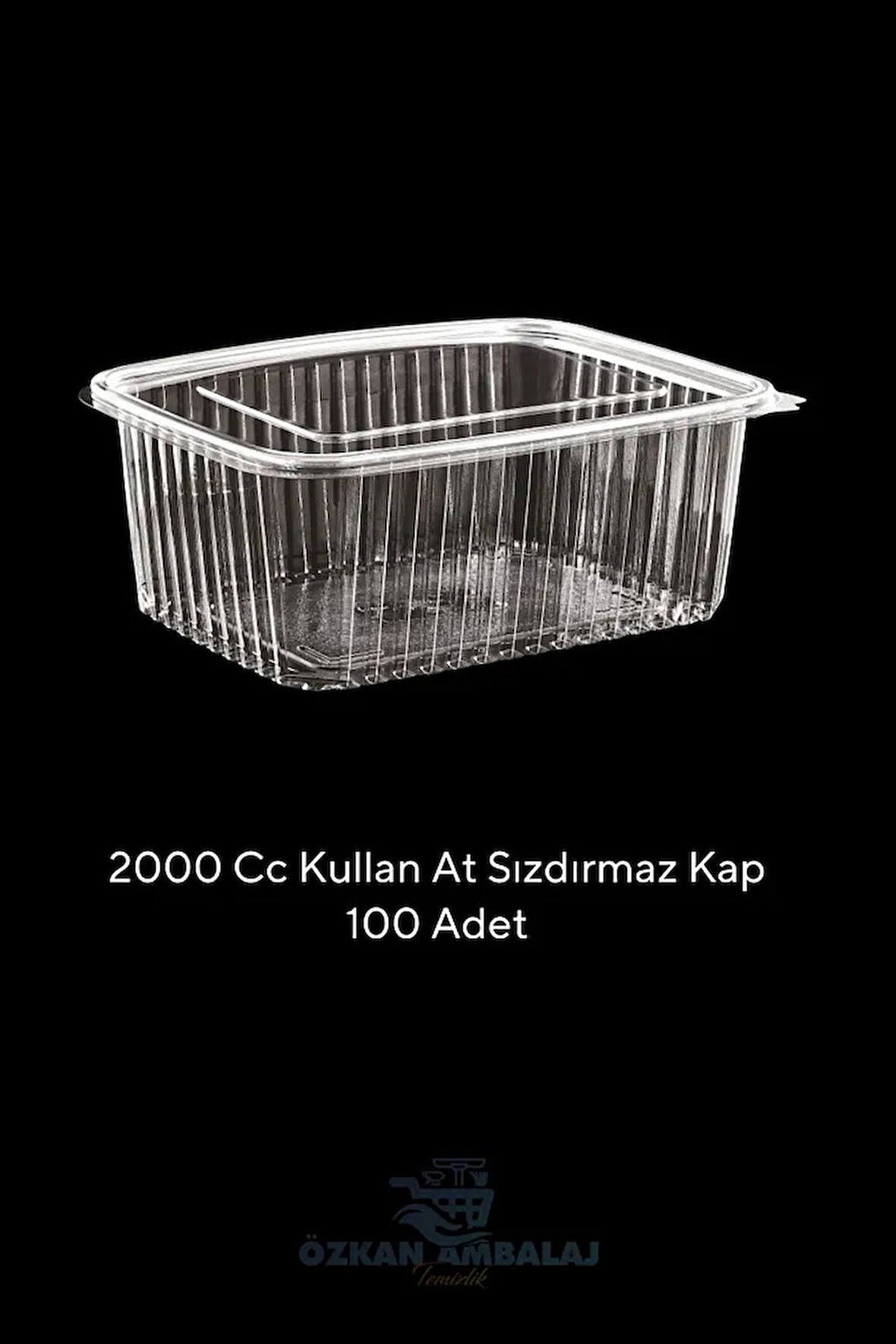 2000gr Sızdırmaz Kap 100adet
