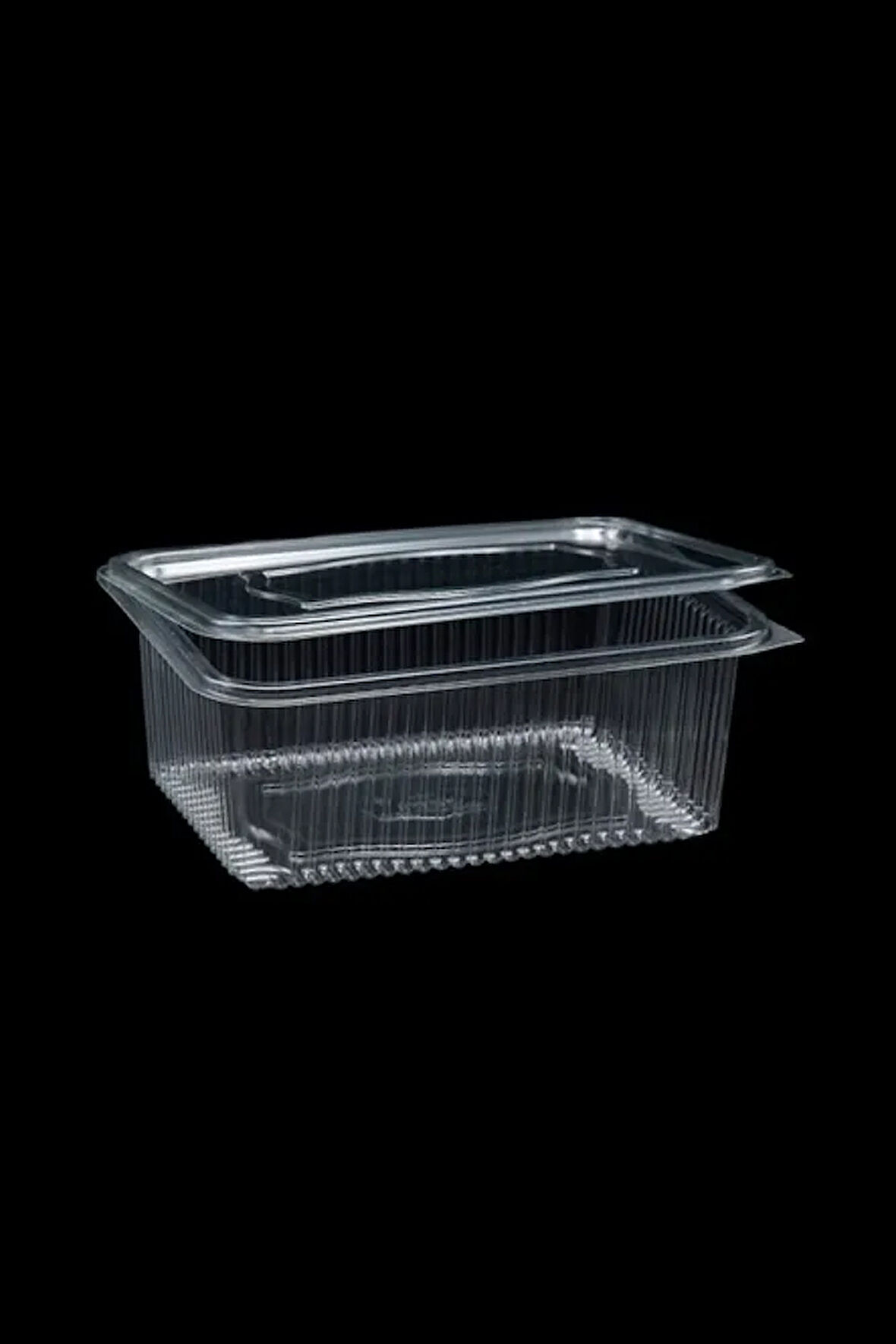 Kullan At Tek Kullanımlık Plastik Kapaklı Kase / Sızdırmaz Kap 1500 Cc 25 Adet