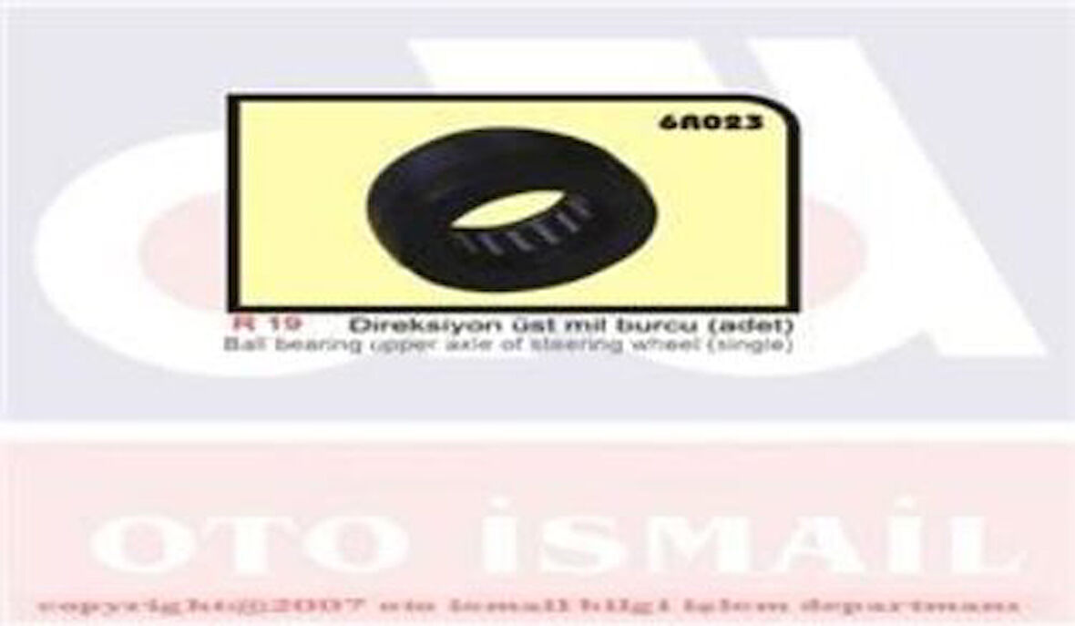 Ozar 6R023 Direksiyon Mıl Burcu R19