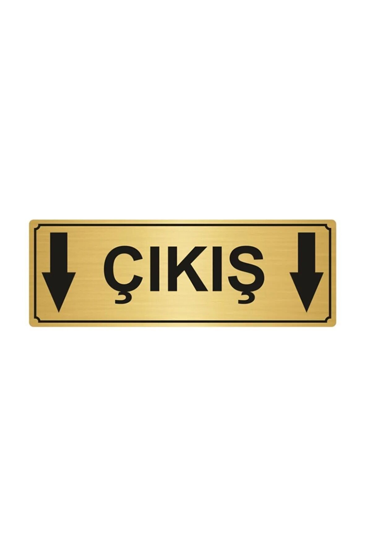 Çıkış Yönlendirme Levhası 7cmx20cm.