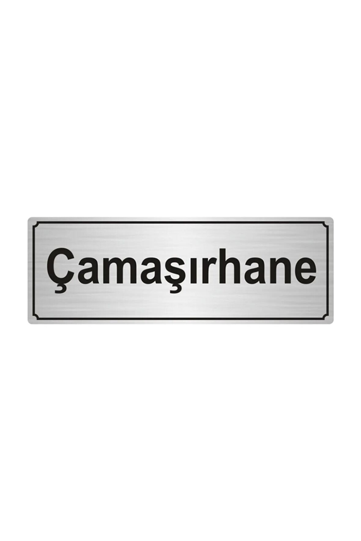 Çamaşırhane Yönlendirme Levhası 7cmx20cm.