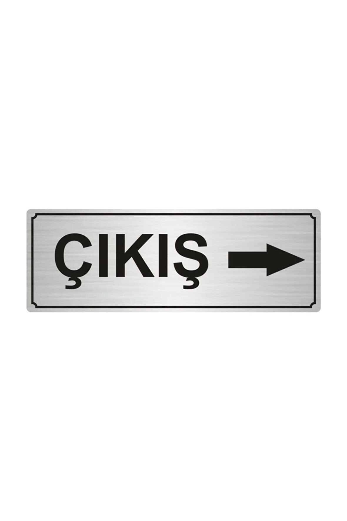 Çıkış Yönlendirme Levhası 7cmx20 cm.