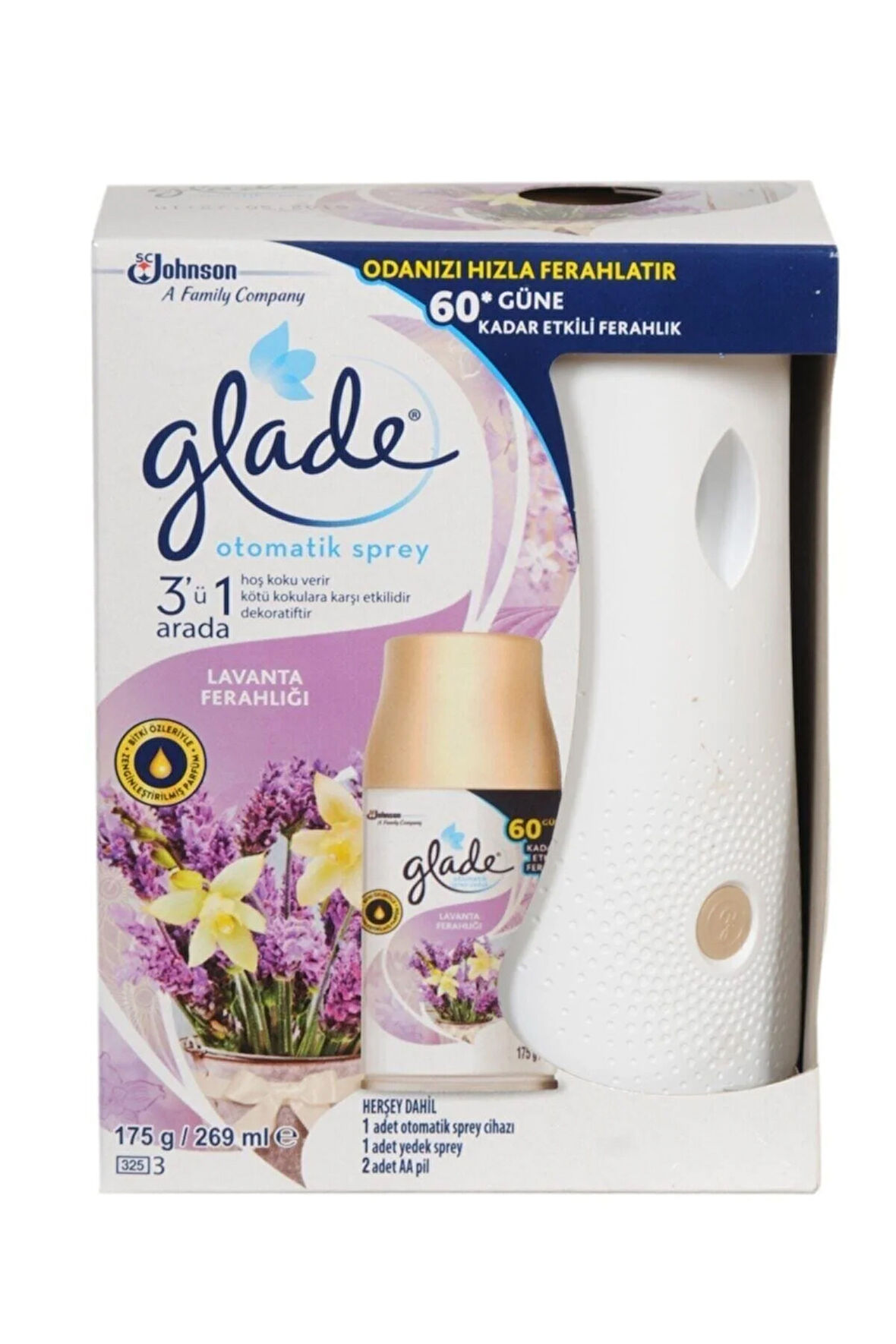 Otomatik Sprey Sistem + Yedek Lavanta Ferahlığı 269 Ml