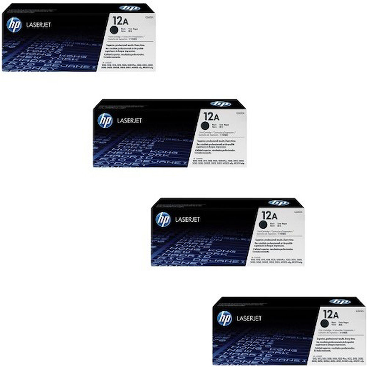 Hp 12A-Q2612A / M1319f Orjinal Toner 4'LÜ Avantaj Paket 