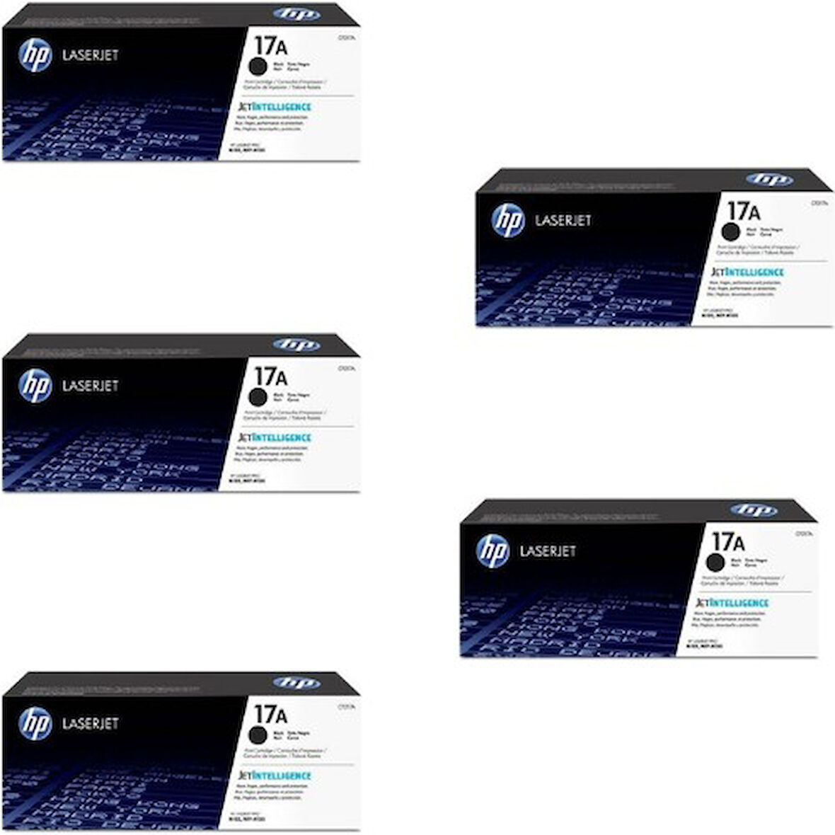 Hp 17A-CF217A / G3Q59a Orjinal Toner 5'Lİ Avantaj Paket 