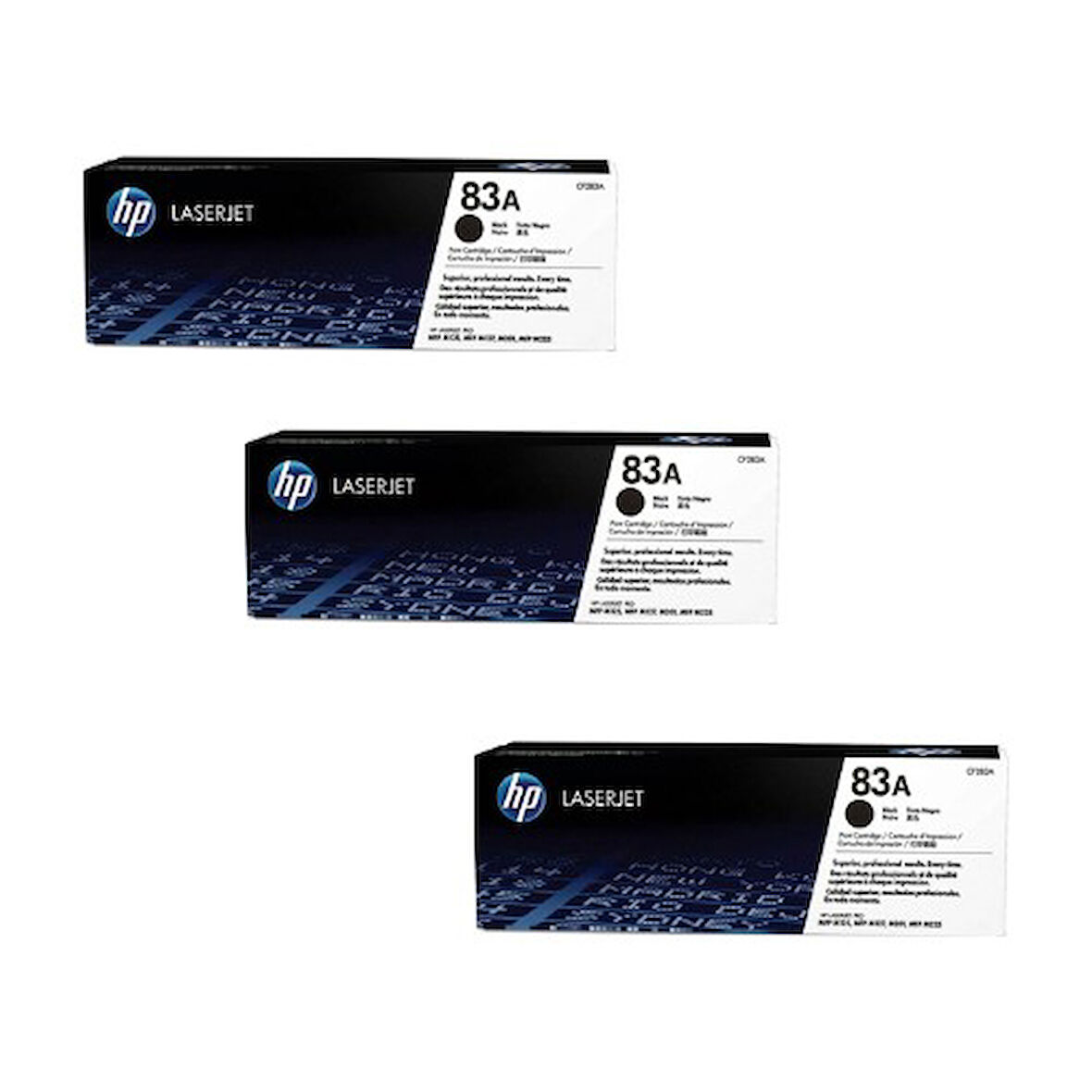 Hp 83A-CF283A / M125a Orjinal Toner 3'LÜ Avantaj Paket 