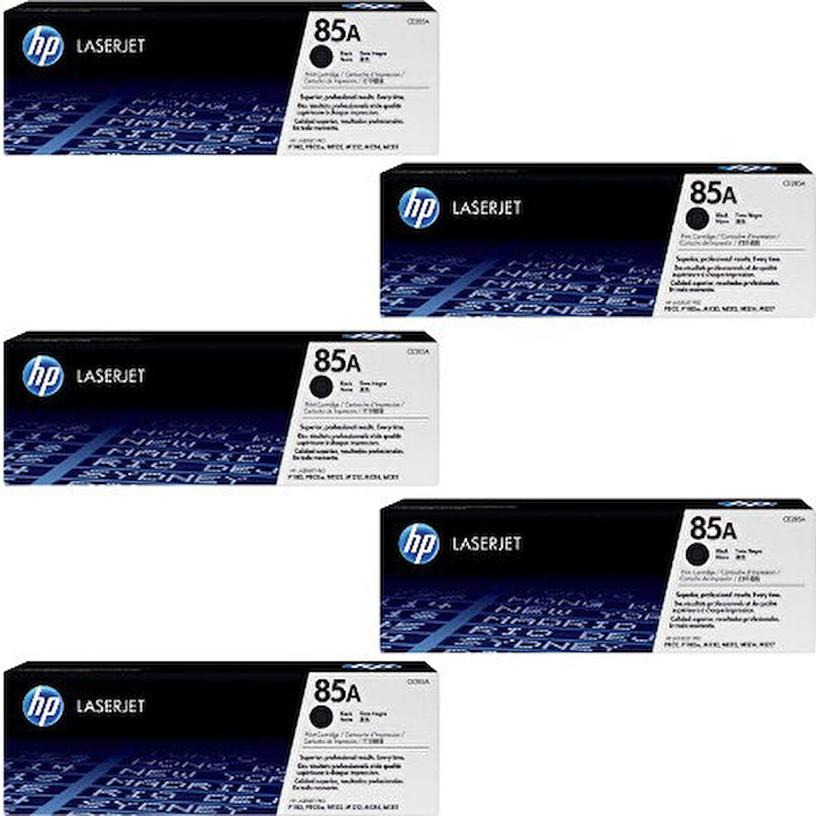 Hp 85A-CE285A / M1214 Orjinal Toner 5'Lİ Avantaj Paket 