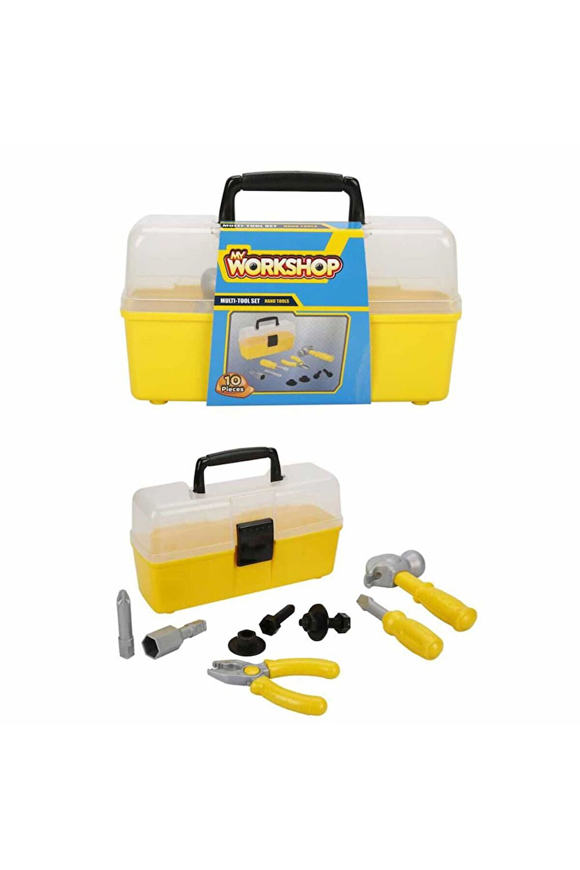 Kız Çocuk Oyuncak Zapp Toys My Workshop Çantalı Tamir Seti 10 Parça Erkek Çocuk Oyuncak Eğitici Oyun