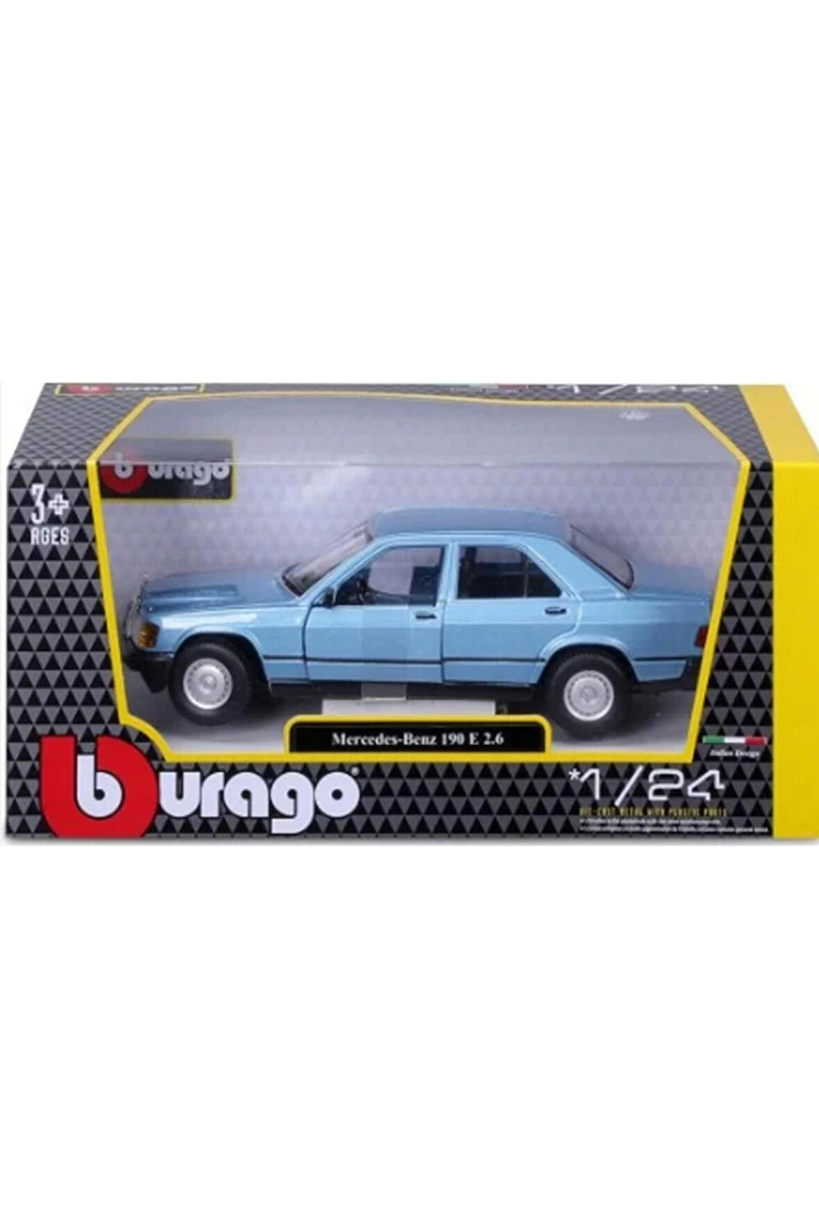 Kız Çocuk Oyuncak Bburago 1/24 A 1987 Mercedens Benz 190E Erkek Çocuk Oyuncak Eğitici Oyuncaklar