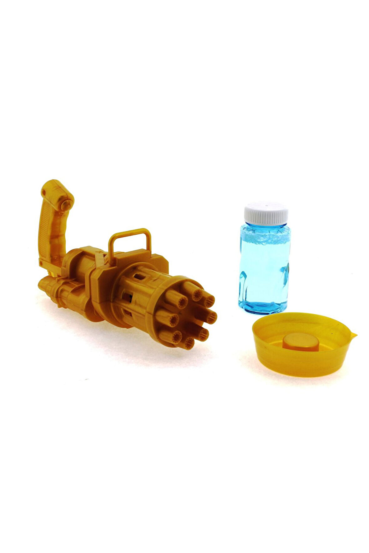 Kız Çocuk Oyuncak Pilli Sarı Köpük Balon Tabancası Erkek Çocuk Oyuncak Eğitici Oyuncaklar