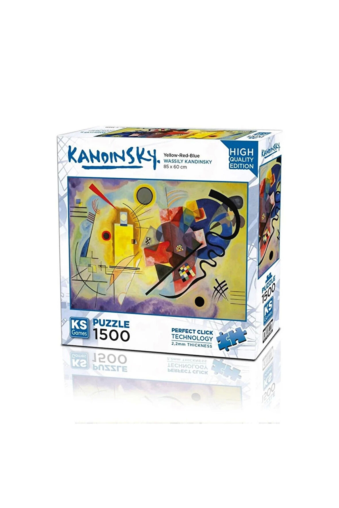 Kız Çocuk Oyuncak Ks Games Yellow Red Blue Puzzle 1500 Parça 22033 Erkek Çocuk Oyuncak Eğitici Oyunc