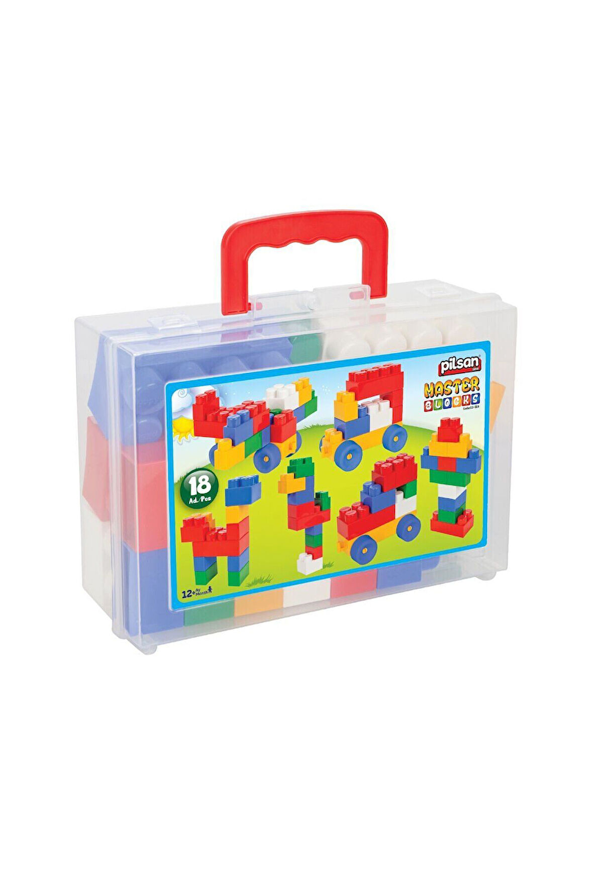 Kız Çocuk Oyuncak 03 323 Master Blok Seti Çantalı 18 Parça Erkek Çocuk Oyuncak Eğitici Oyuncaklar