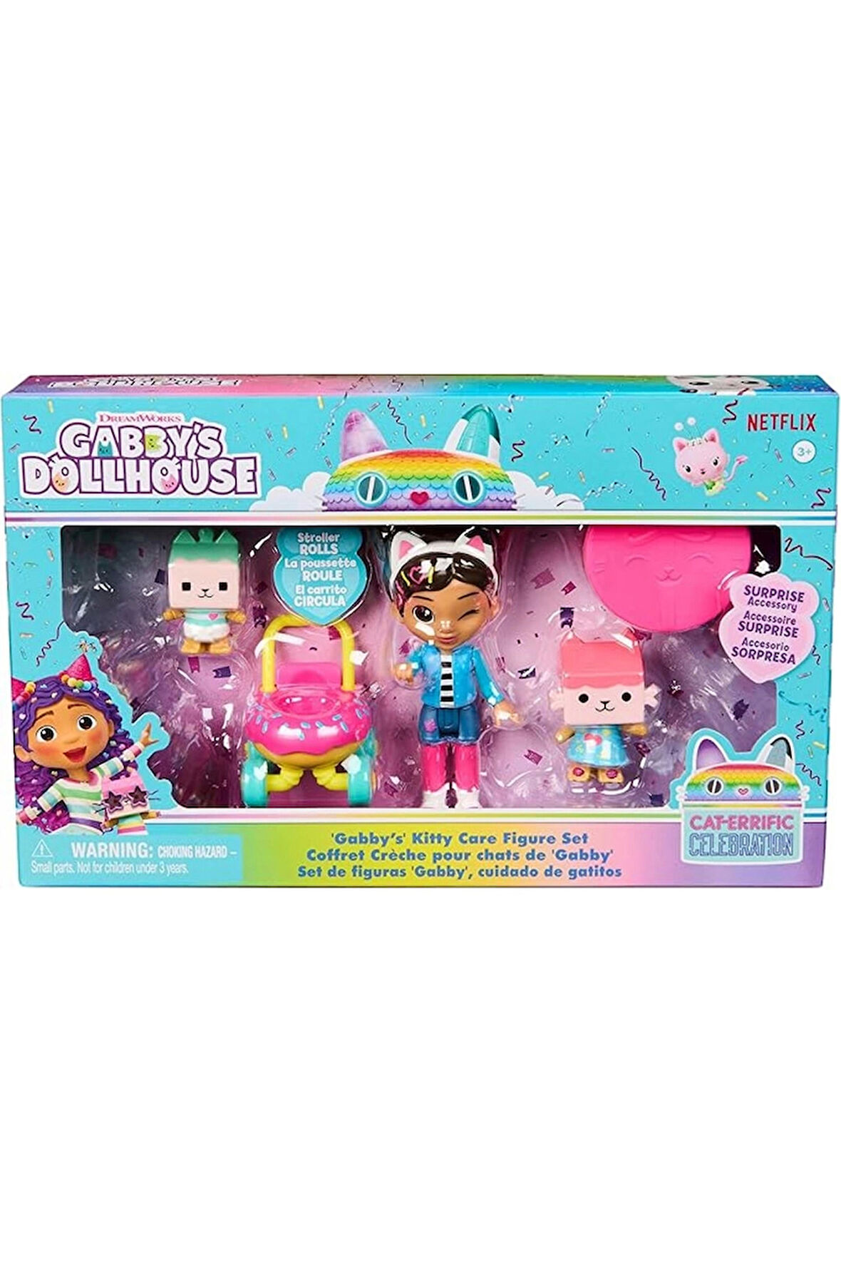 Kız Çocuk Oyuncak Gabby's Dollhouse Kedi Bakımı Erkek Çocuk Oyuncak Eğitici Oyuncaklar