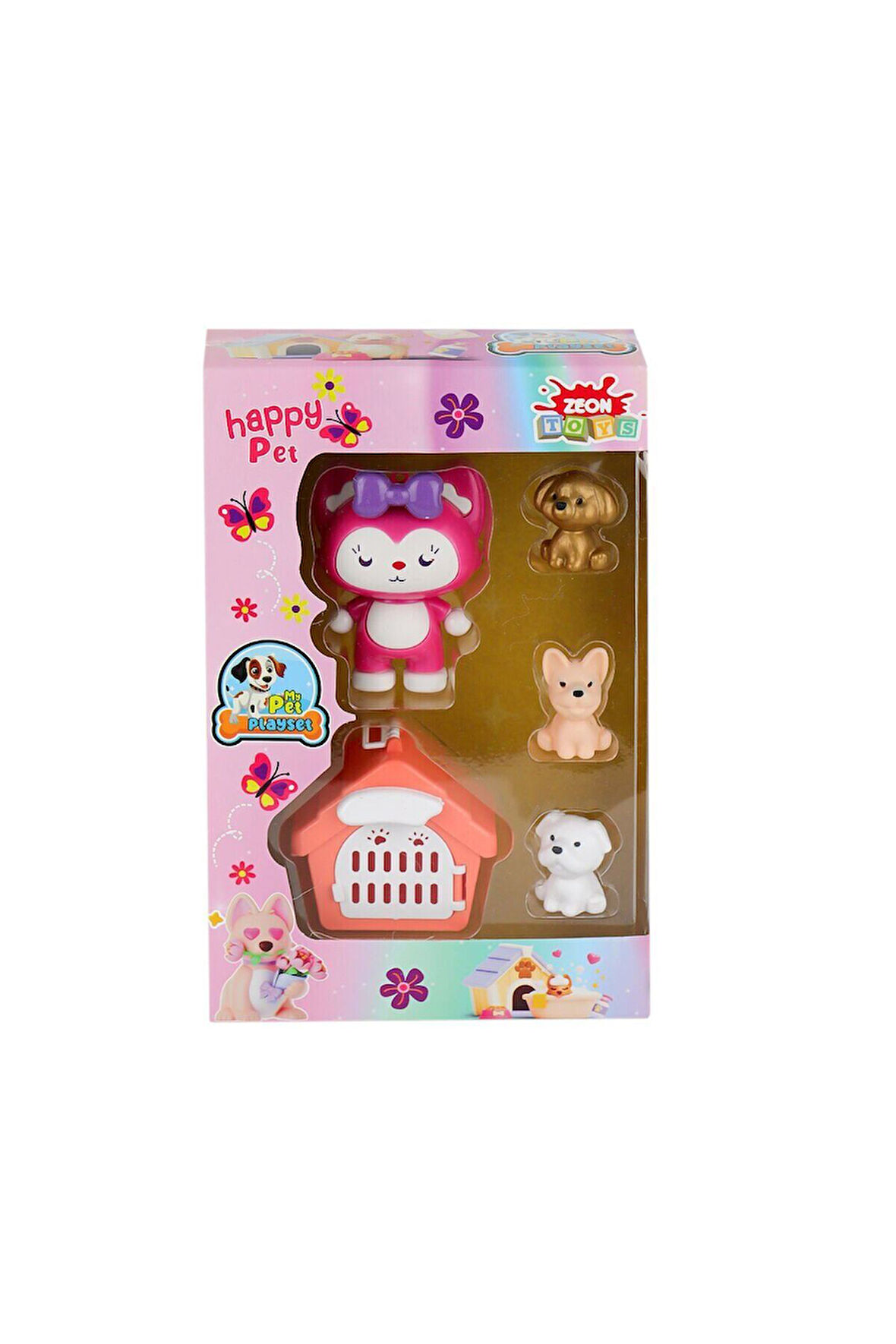 Kız Çocuk Oyuncak ZN-5352 Happy Pet Hayvan Figürleri Erkek Çocuk Oyuncak Eğitici Oyuncaklar