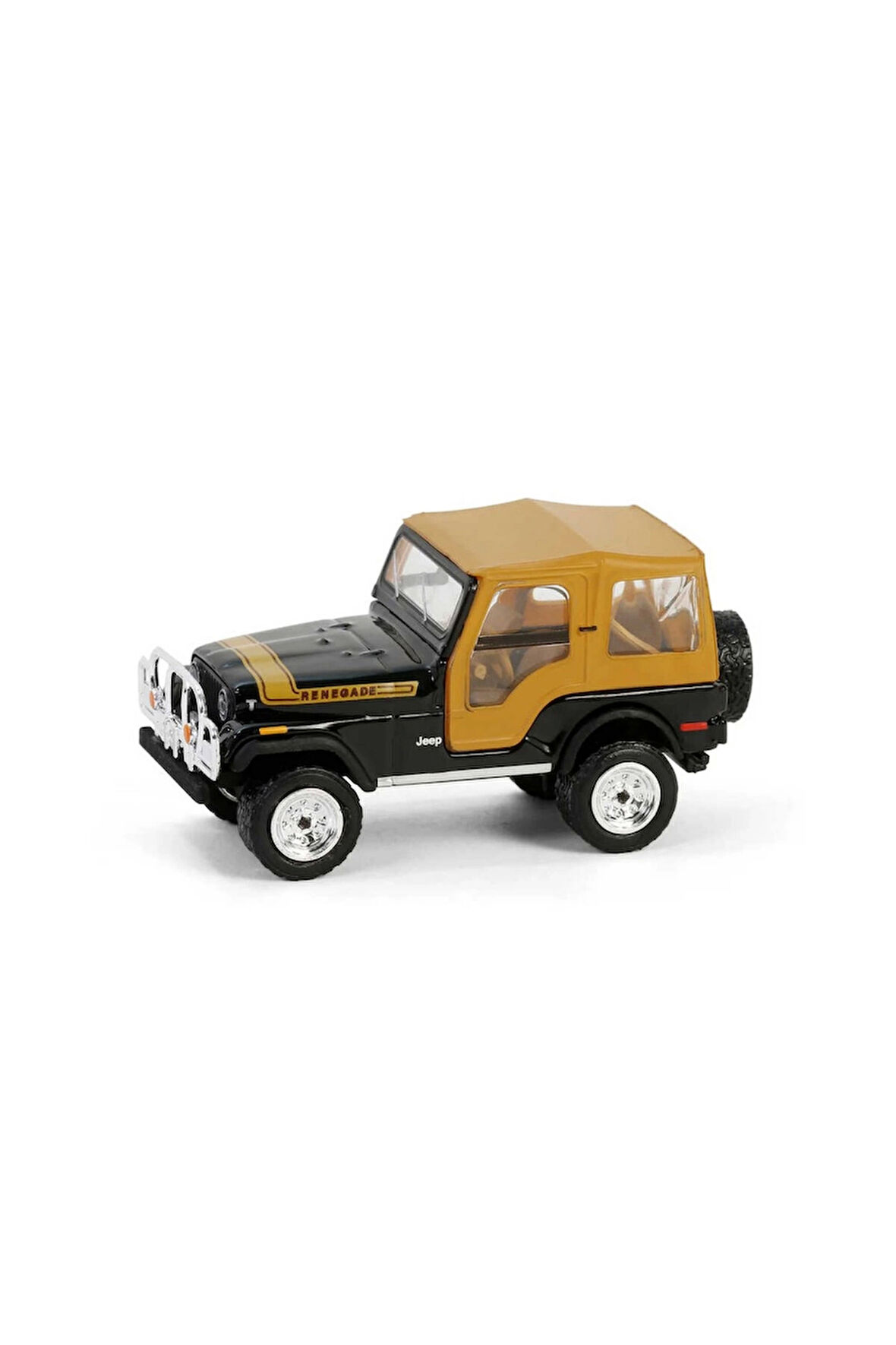 Kız Çocuk Oyuncak Greenlight 1/64 All-Terrain Series 16- 1976 Jeep CJ-5 Renegade