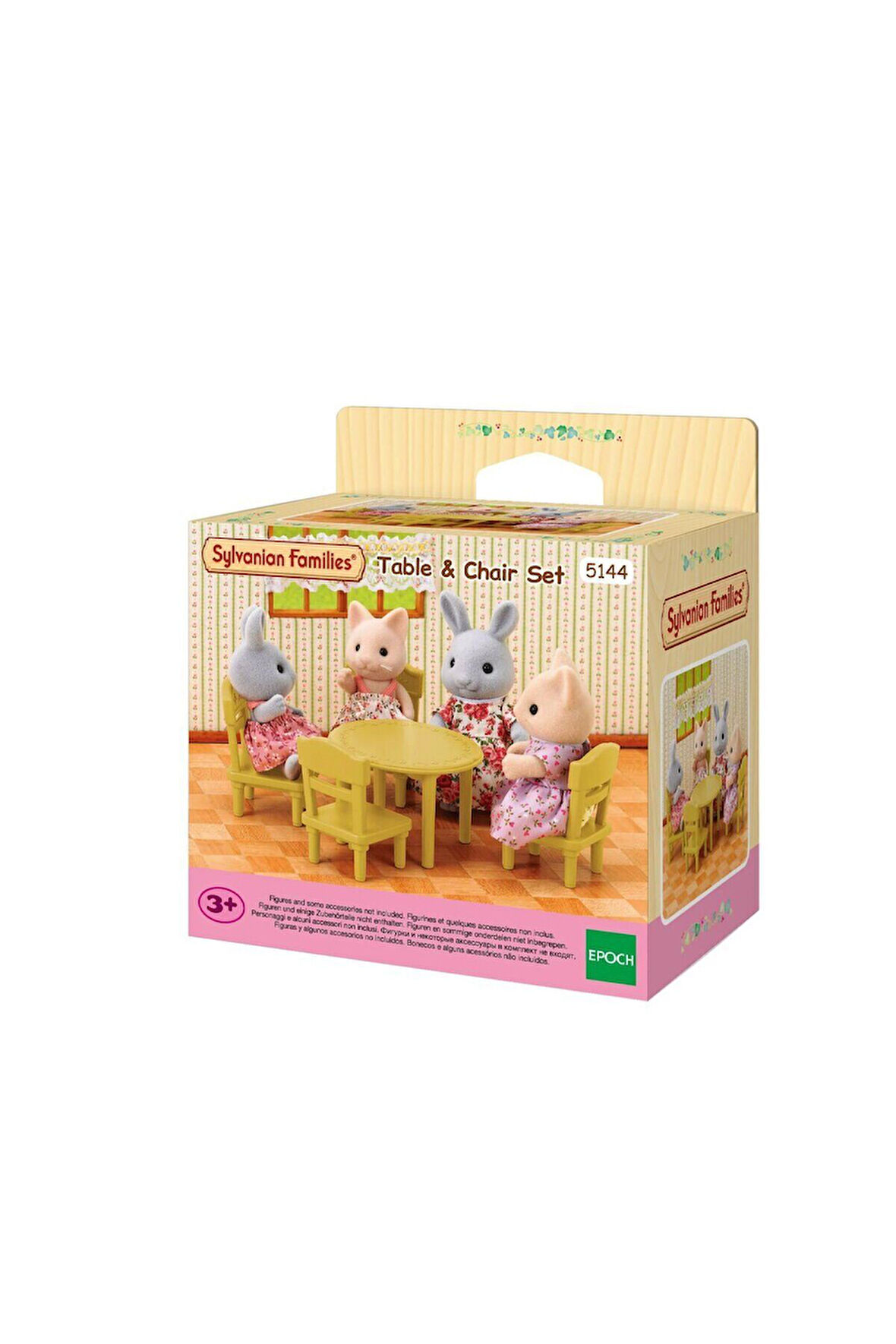 Kız Çocuk Oyuncak 5144 Sylvanian Families Masa - Sandalye Seti (figürler dahil d