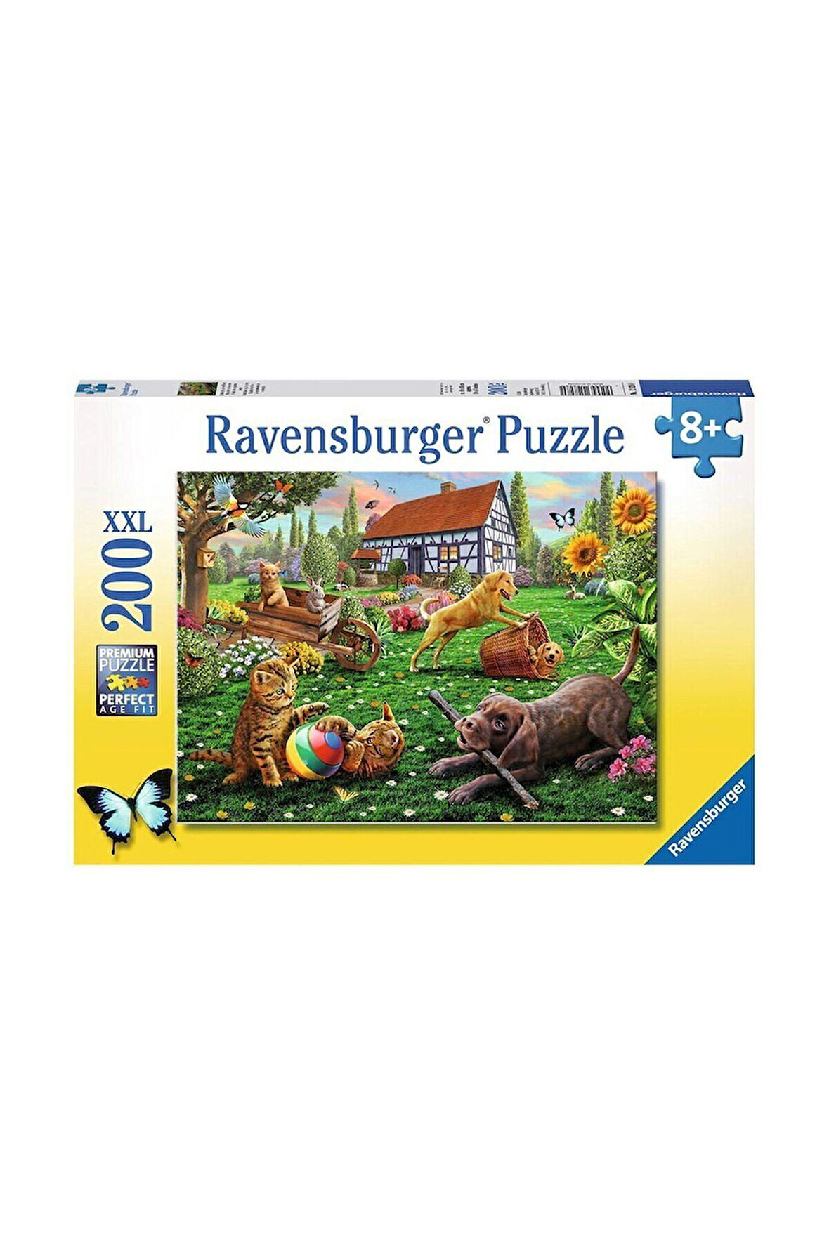 Kız Çocuk Oyuncak 128280 Bahçede 200 parça XXL Ravensburger Puzzle Erkek Çocuk Oyuncak Eğitici Oyunc