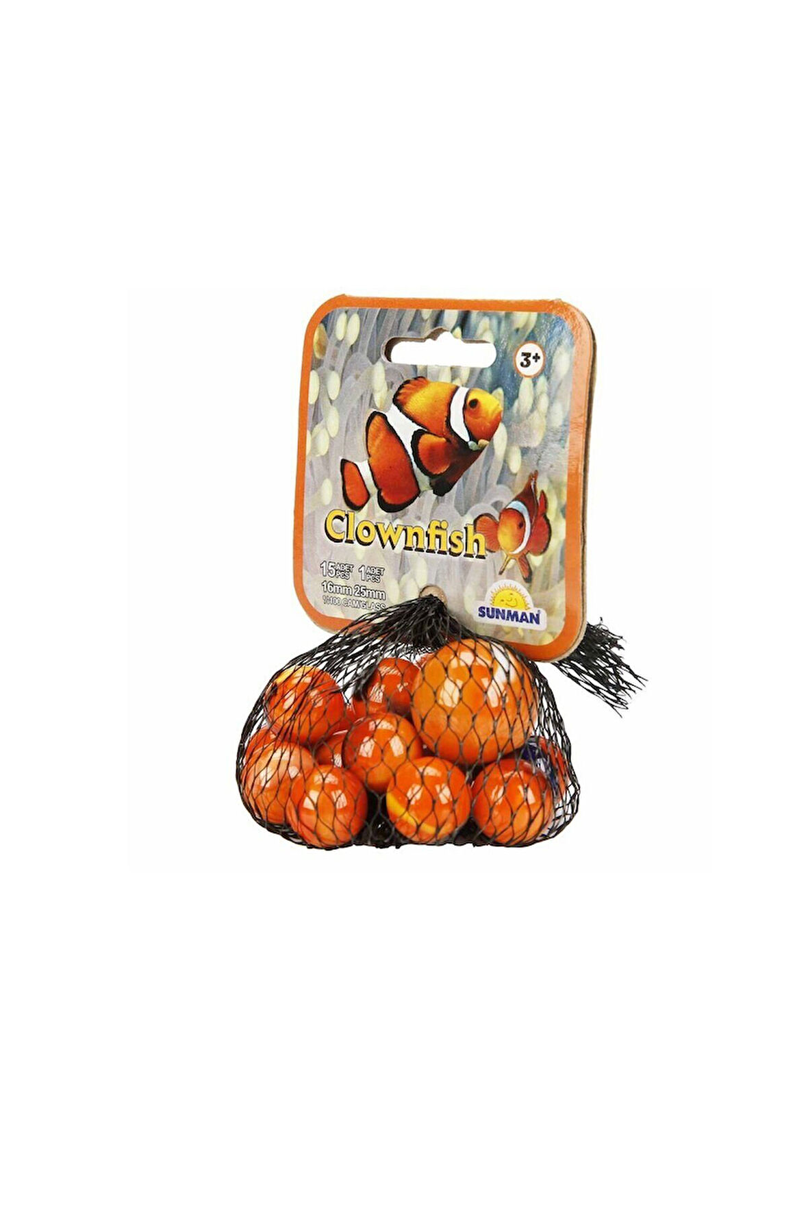 Kız Çocuk Oyuncak 3006 SUN Misket Clowfish 15+1 File Erkek Çocuk Oyuncak Eğitici Oyuncaklar