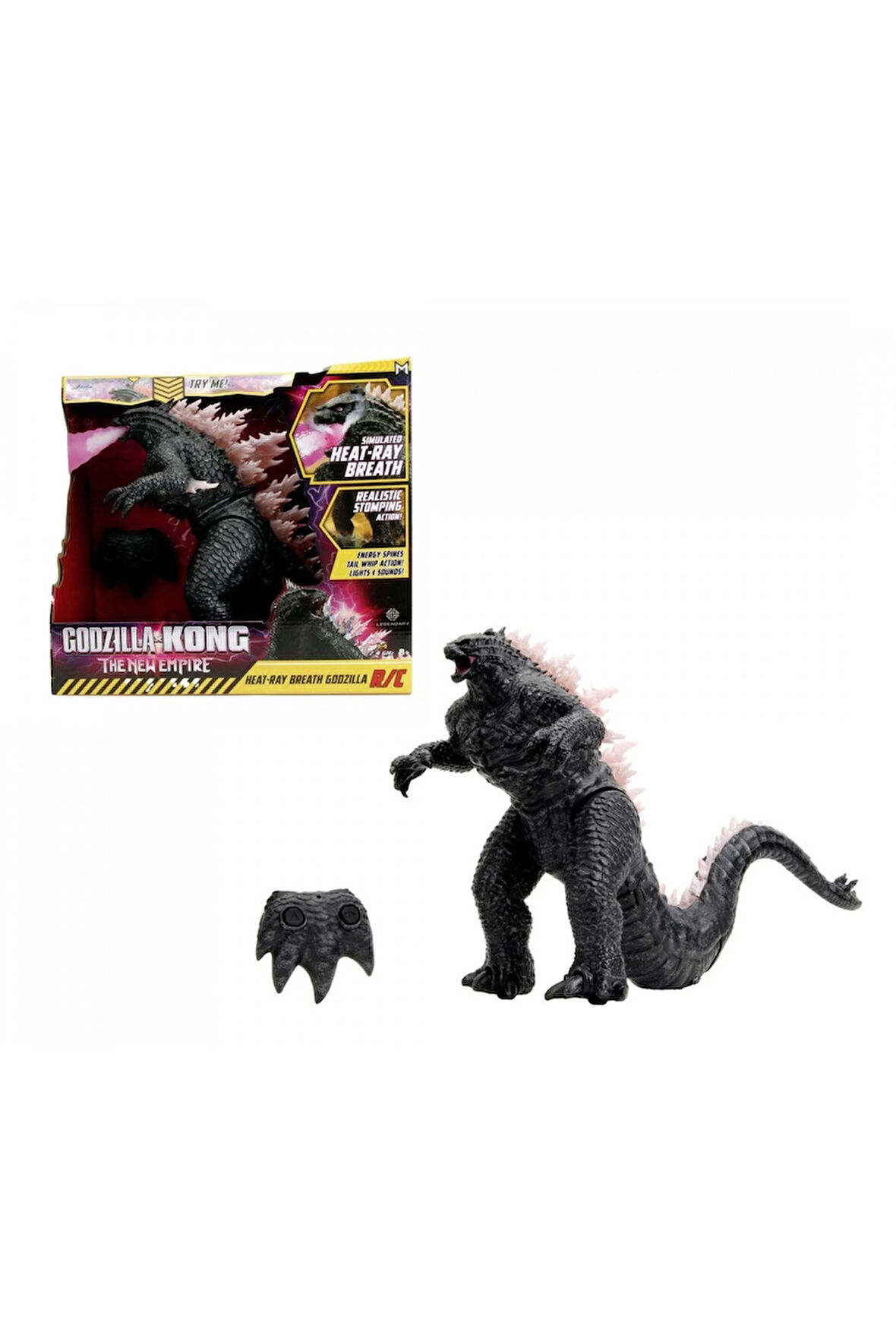 Kız Çocuk Oyuncak Jada 1/12 Uzaktan Kumandalı Godzilla Heat-Ray Breath Erkek Çocuk Oyuncak Eğitici O