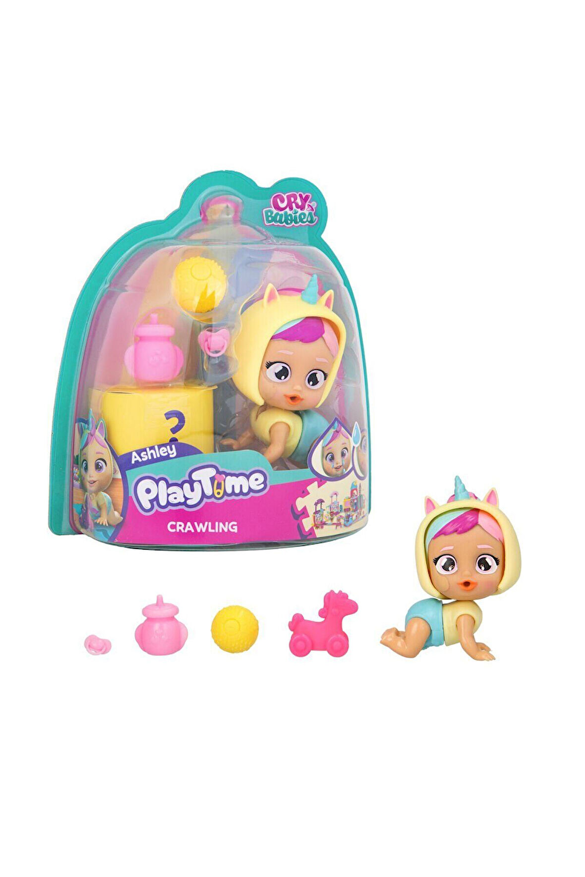 Kız Çocuk Oyuncak CYP00000 Cry Babies Play Time Mini Bebek -1adet stokta olan gö