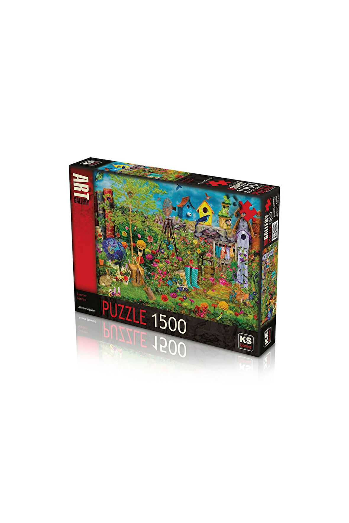 Kız Çocuk Oyuncak Erkek Çocuk Oyuncak KS Puzzle 1500 Parça Summer Garden Eğitici Oyuncaklar