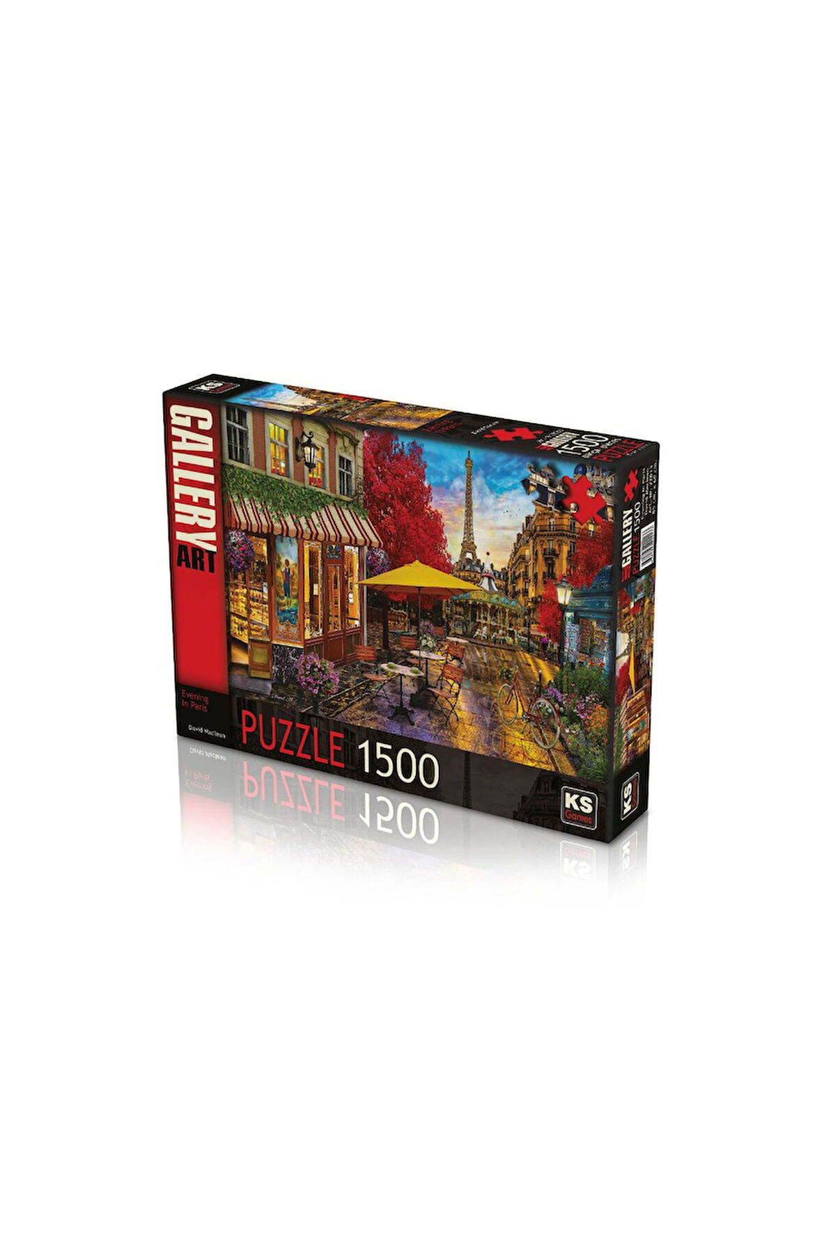 Kız Çocuk Oyuncak KS Puzzle 1500 Parça Evening İn Paris Paris'te Akşam Erkek Çocuk Oyuncak Eğitici O