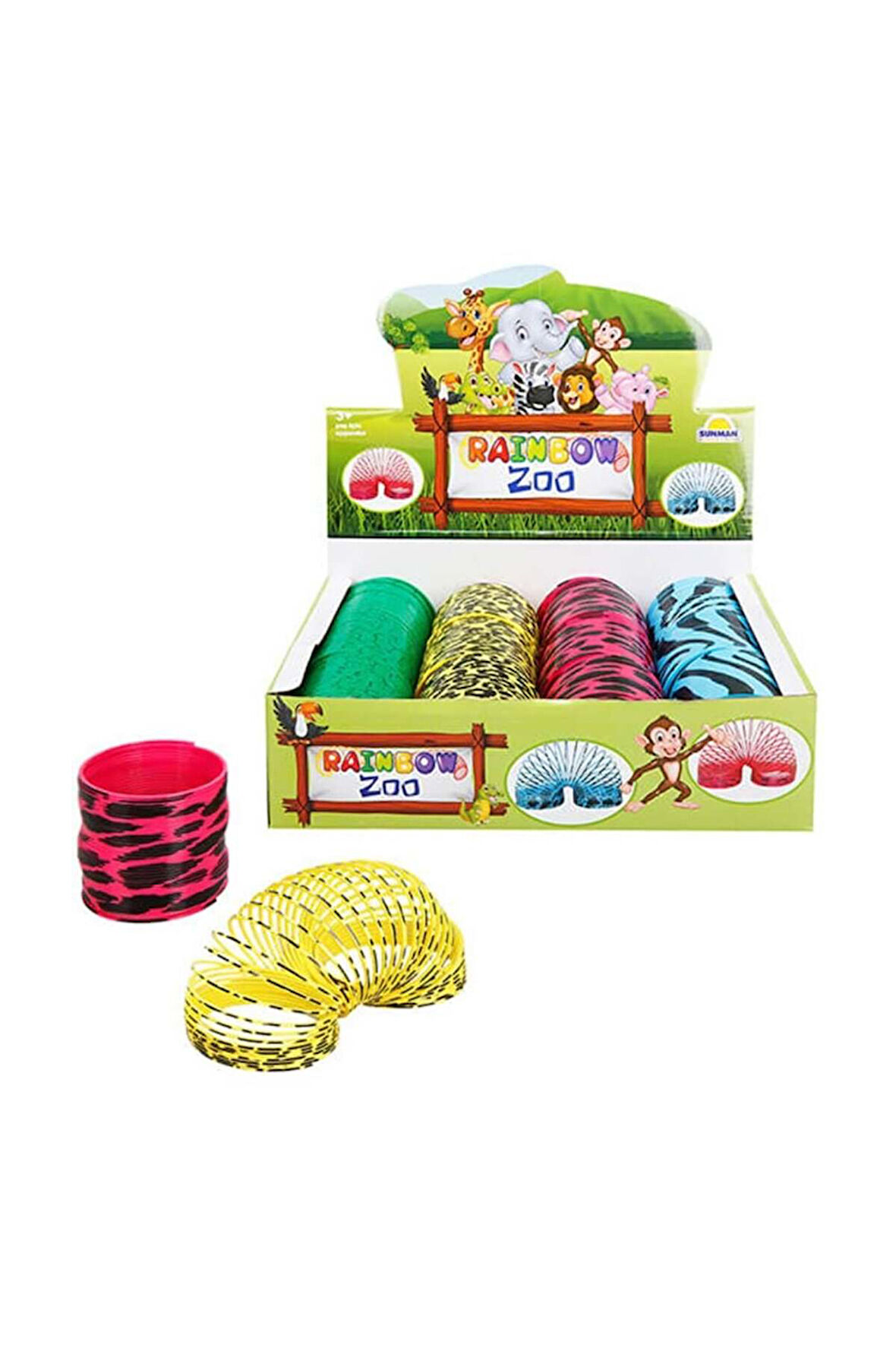 Kız Çocuk Oyuncak Rainbow Vahşi Hayvan Desenli Stres Yayı Erkek Çocuk Oyuncak Eğitici Oyuncaklar