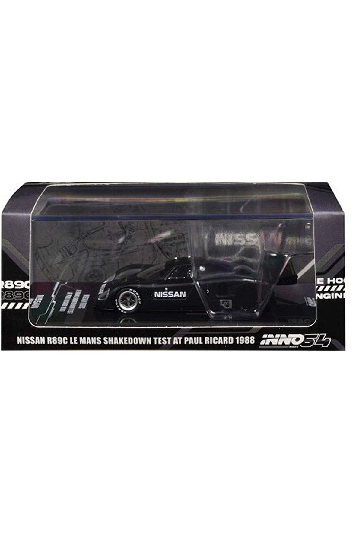 Kız Çocuk Oyuncak Inno 1/64 Nissan R89C Le Mans Shakedown Test At Paul Ricard 19