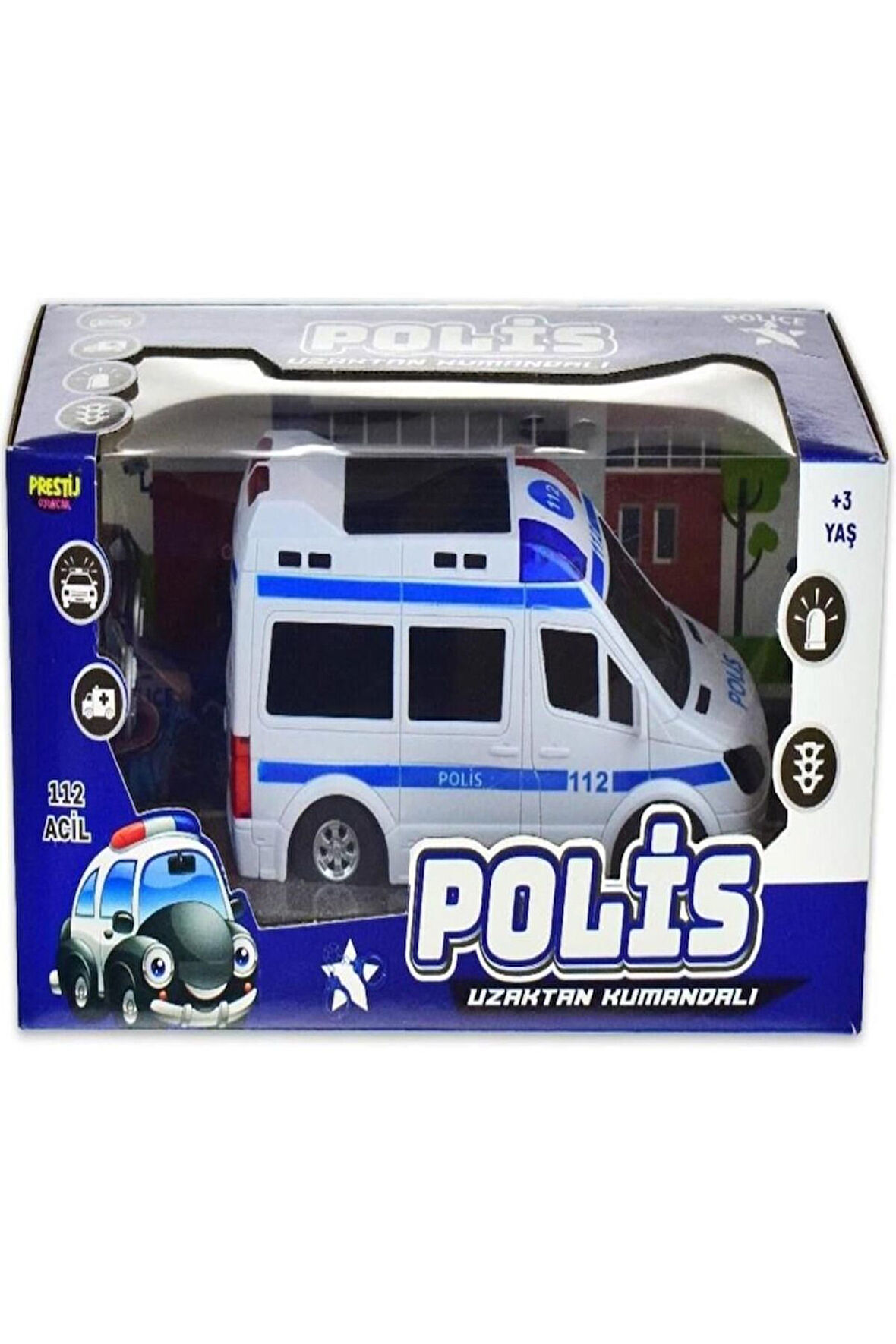 Kız Çocuk Oyuncak KUTULU KUMANDALI POLİS Erkek Çocuk Oyuncak Eğitici Oyuncaklar
