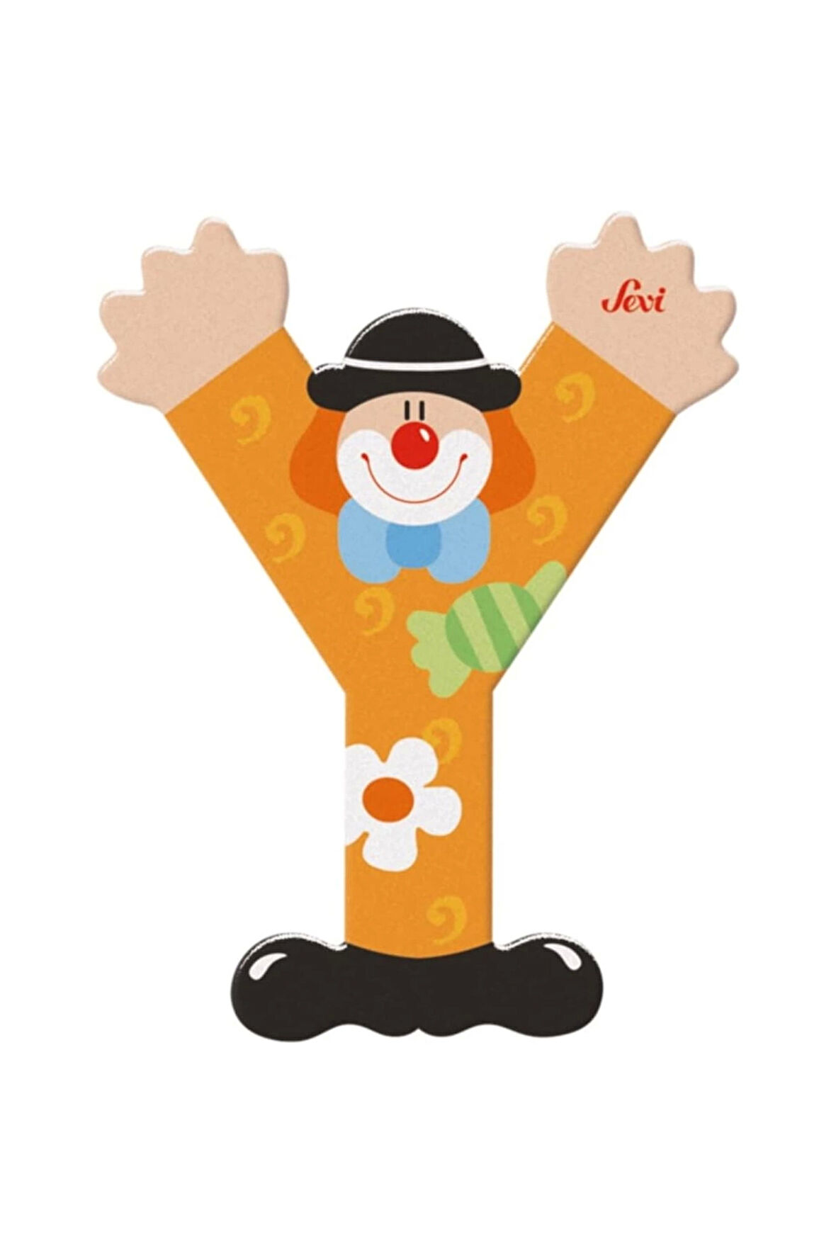 Kız Çocuk Oyuncak Palyanço Ahşap Harf Y Erkek Çocuk Oyuncak Eğitici Oyuncaklar