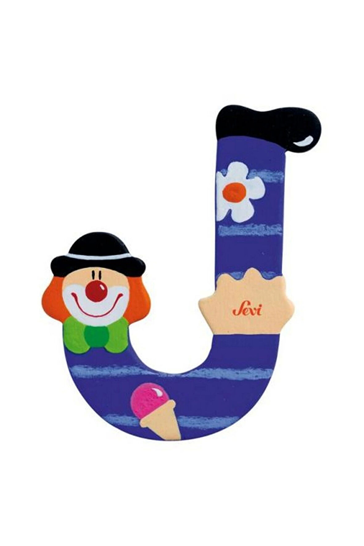 Kız Çocuk Oyuncak Palyanço Ahşap Harf J Erkek Çocuk Oyuncak Eğitici Oyuncaklar