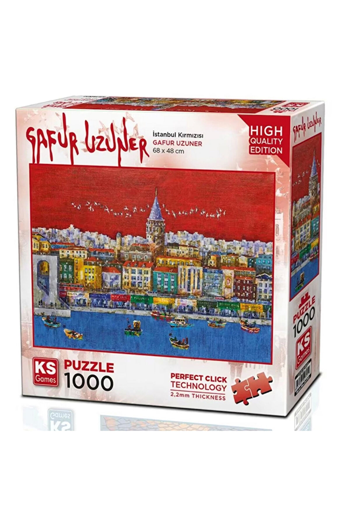 Kız Çocuk Oyuncak Ks Games İstanbul Kırmızısı Puzzle 1000 Parça 20791 Erkek Çocuk Oyuncak Eğitici Oy