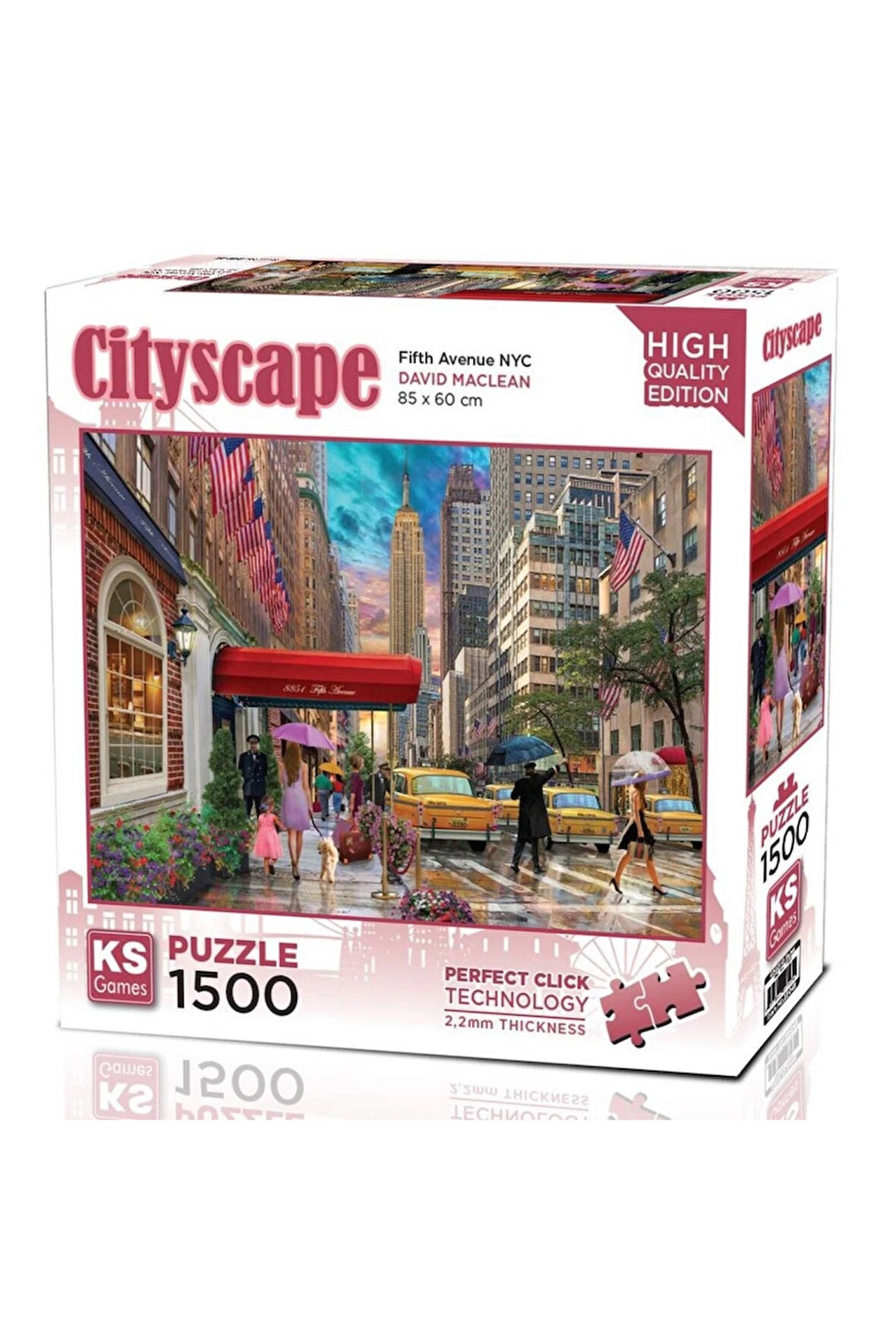 Kız Çocuk Oyuncak Ks Games Fifth Avenue NYC Puzzle 1500 Parça 22045 Erkek Çocuk Oyuncak Eğitici Oyun