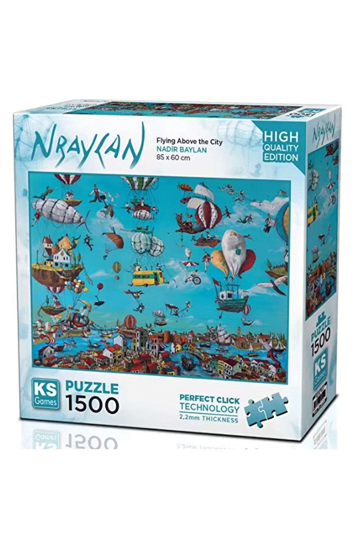 Kız Çocuk Oyuncak Ks Games Flying Above the City Puzzle 1500 Parça 22024 Erkek Çocuk Oyuncak Eğitici