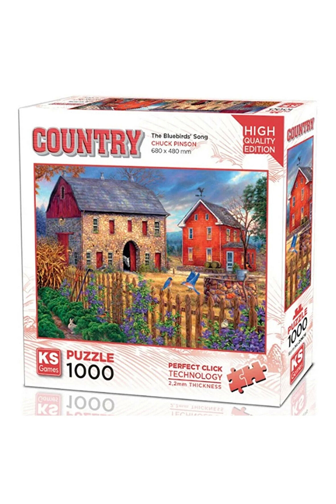 Kız Çocuk Oyuncak Ks Games Bluebirds's Song Puzzle 1000 Parça 20676 Erkek Çocuk Oyuncak Eğitici Oyun