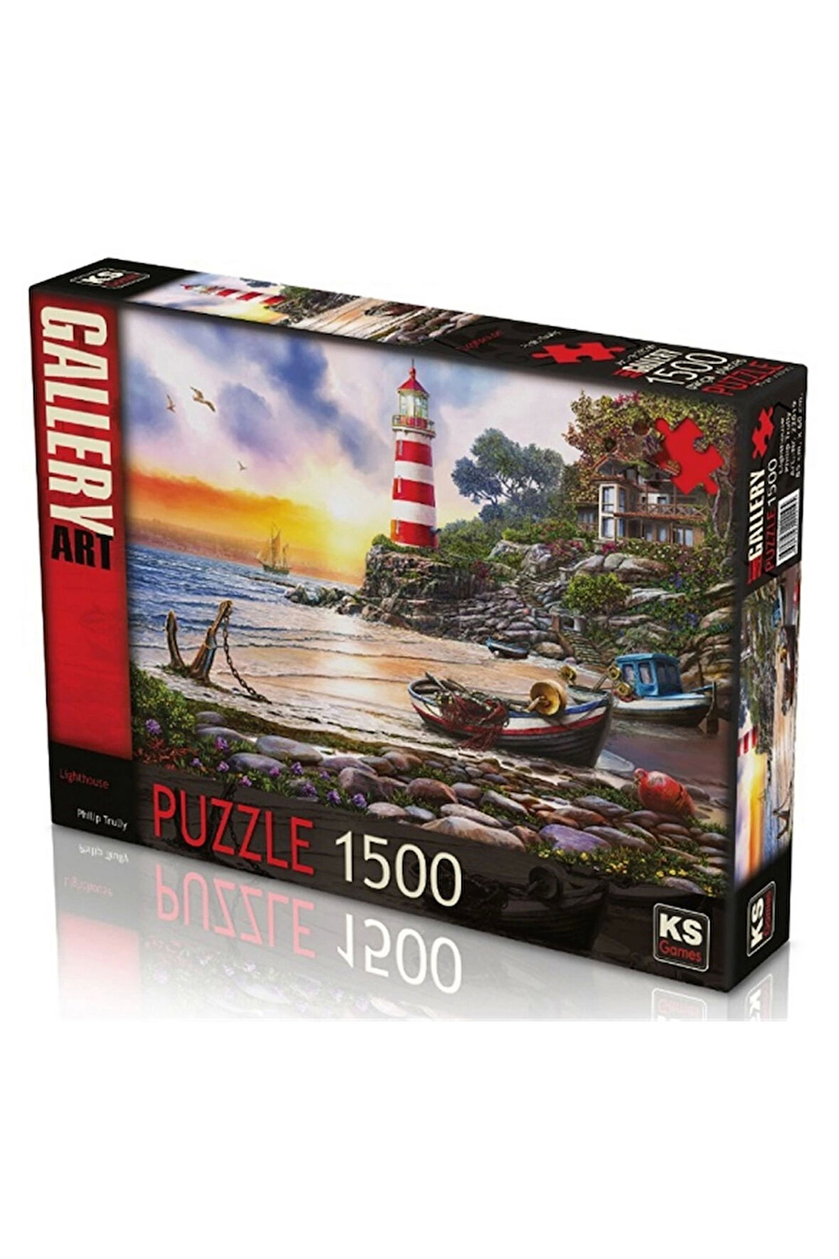 Kız Çocuk Oyuncak Ks Games Lighthouse Puzzle 1500 Parça 22040 Erkek Çocuk Oyuncak Eğitici Oyuncaklar