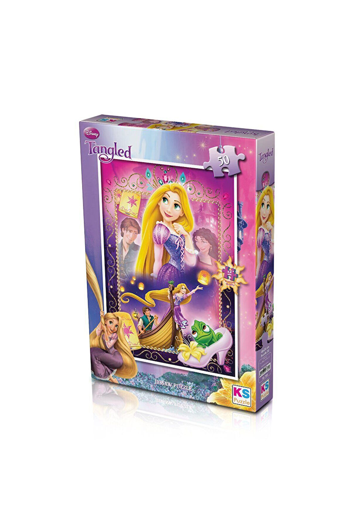 Kız Çocuk Oyuncak TG 709 Puzzle 50 Parça/TANGLED PUZZLE Erkek Çocuk Oyuncak Eğitici Oyuncaklar